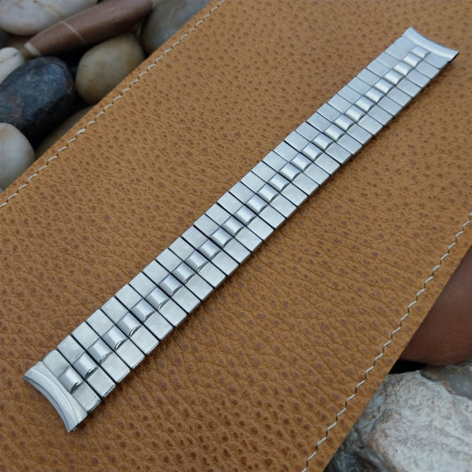 17.2mm 11/16" Stainless Steel Expansion Prospect Unused 1960s Vintage Watch Band