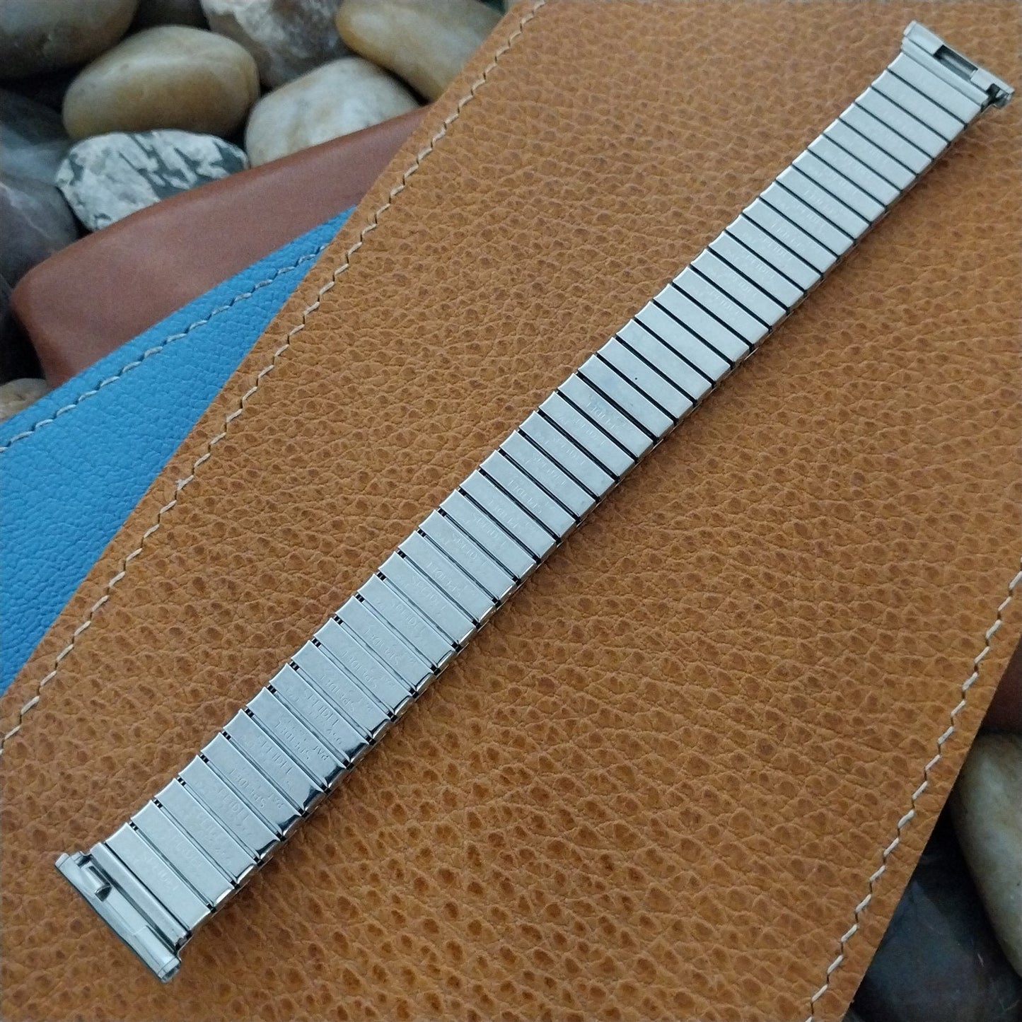 1960s Speidel Meteor Long Stainless Steel Twistoflex Unused Vintage Watch Band