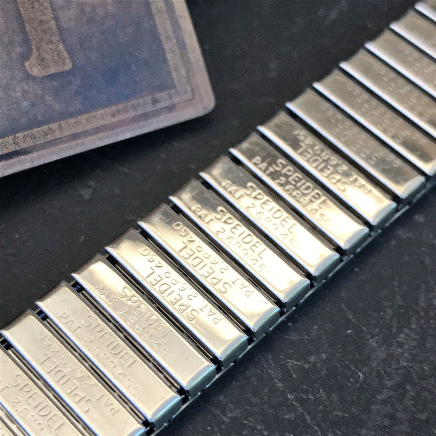 1960s Speidel Meteor Long Stainless Steel Twistoflex Unused Vintage Watch Band