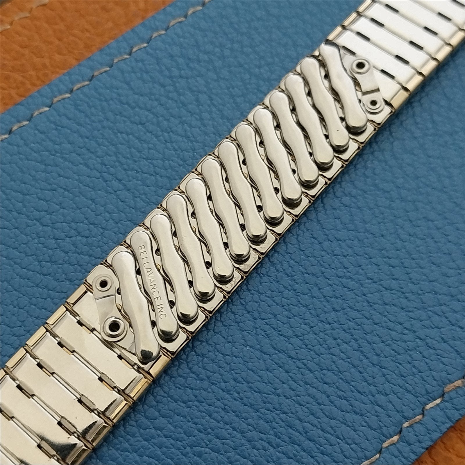 long 10k Gold Filled 1950s Bellavance Expansion Vintage Watch Band nos