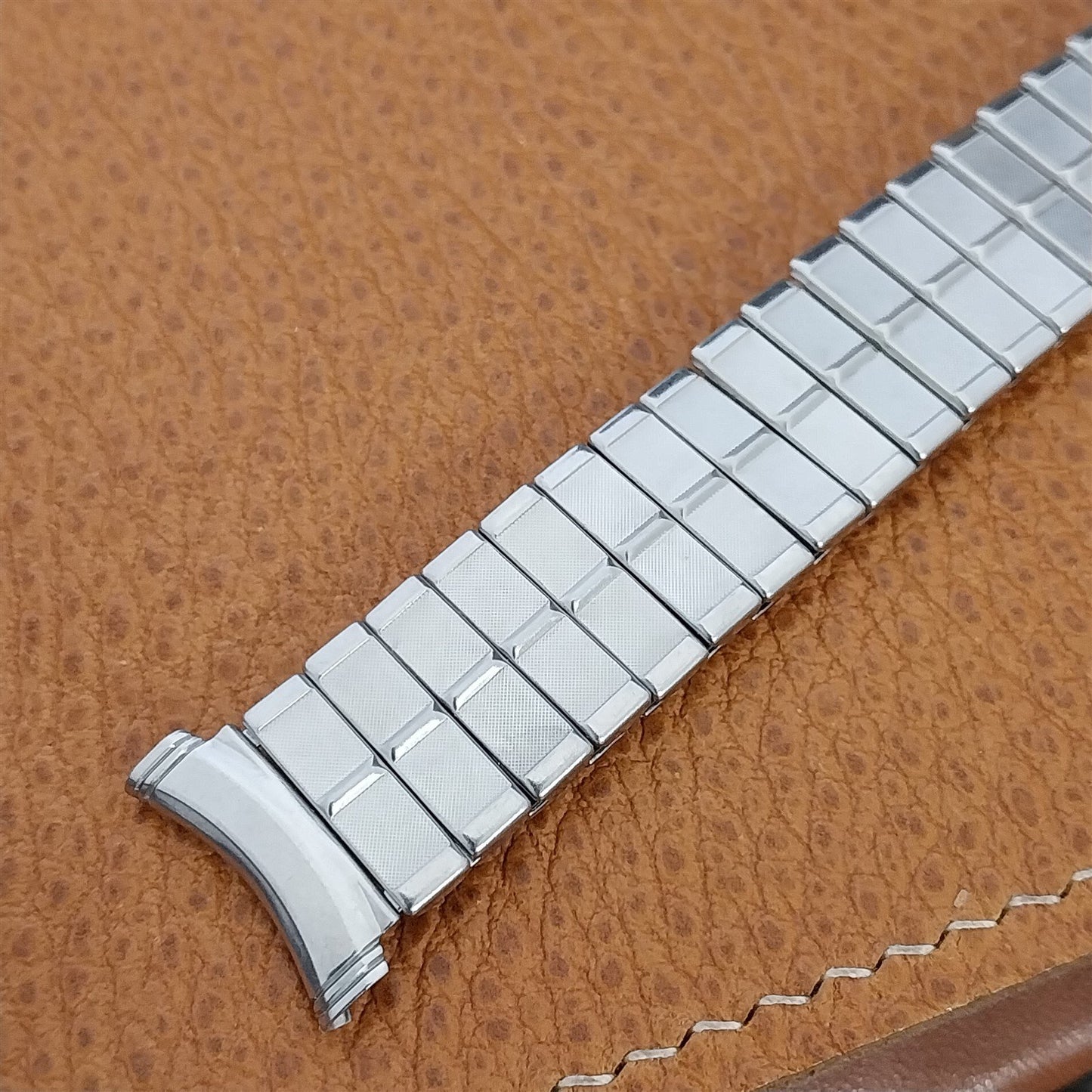 Vintage 1950s Stainless Steel Duchess Benrus Unused Expansion Watch Band