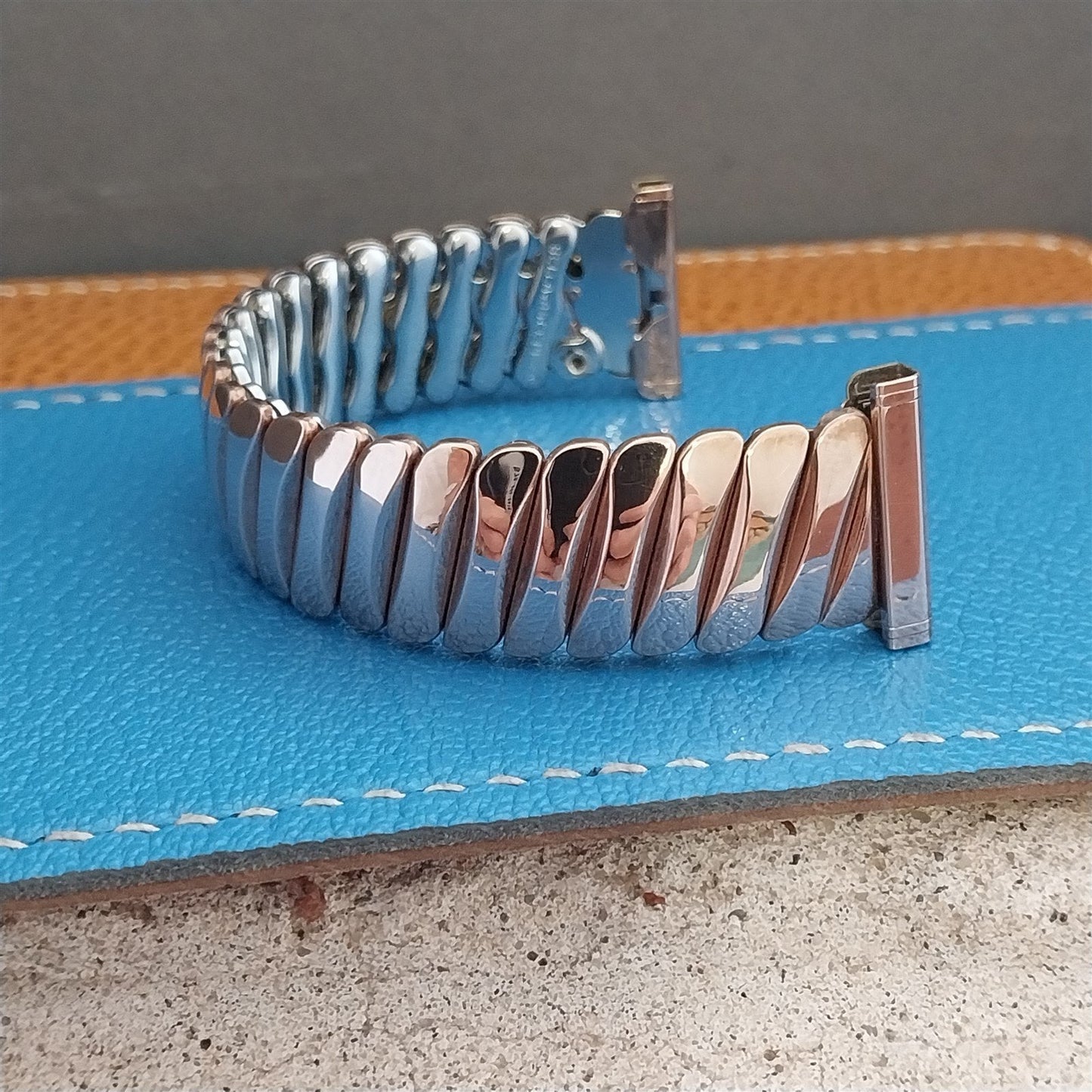 Rose Gold-Filled 19mm 18mm 16mm Bellavance Short Unused 1950s Vintage Watch Band