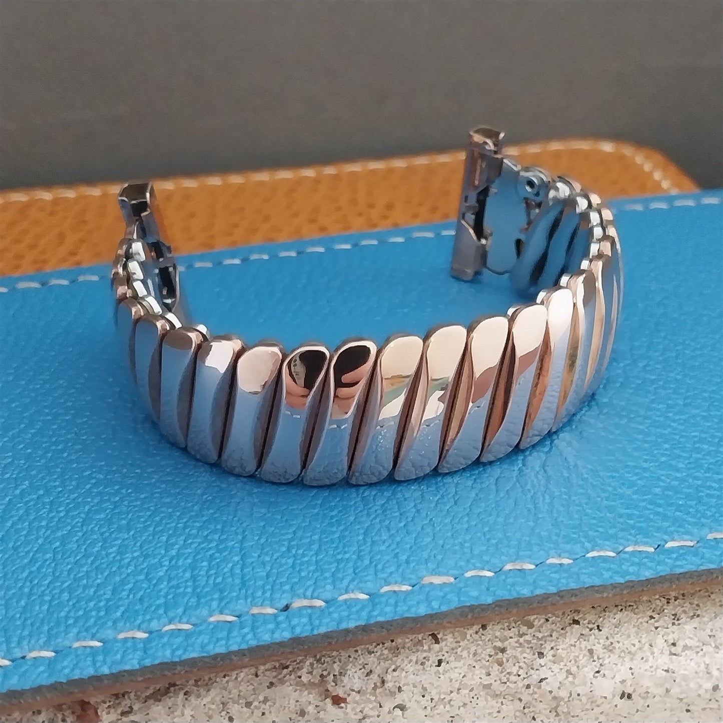 Rose Gold-Filled 19mm 18mm 16mm Bellavance Short Unused 1950s Vintage Watch Band