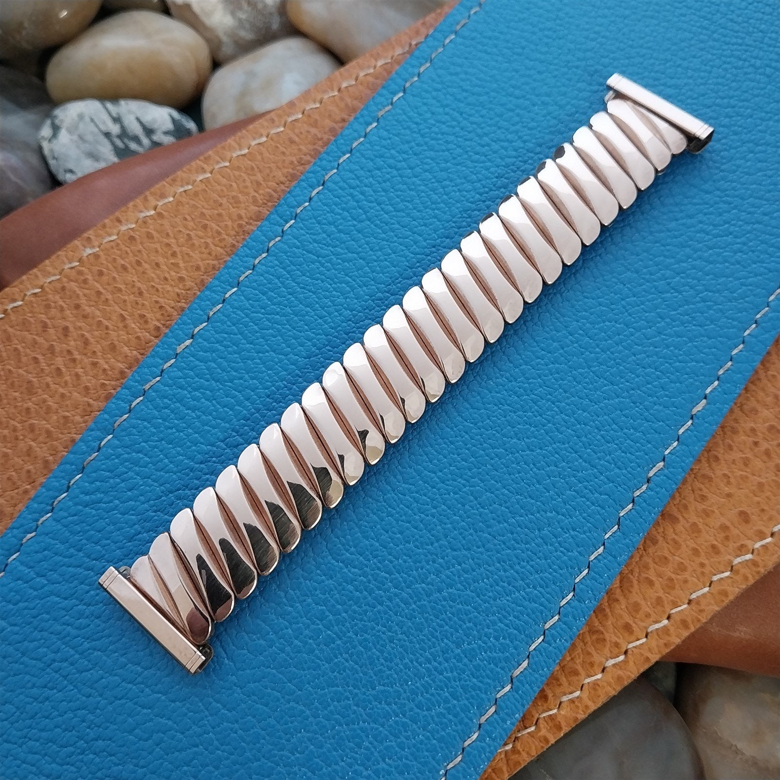 Rose Gold-Filled 19mm 18mm 16mm Bellavance Short Unused 1950s Vintage Watch Band