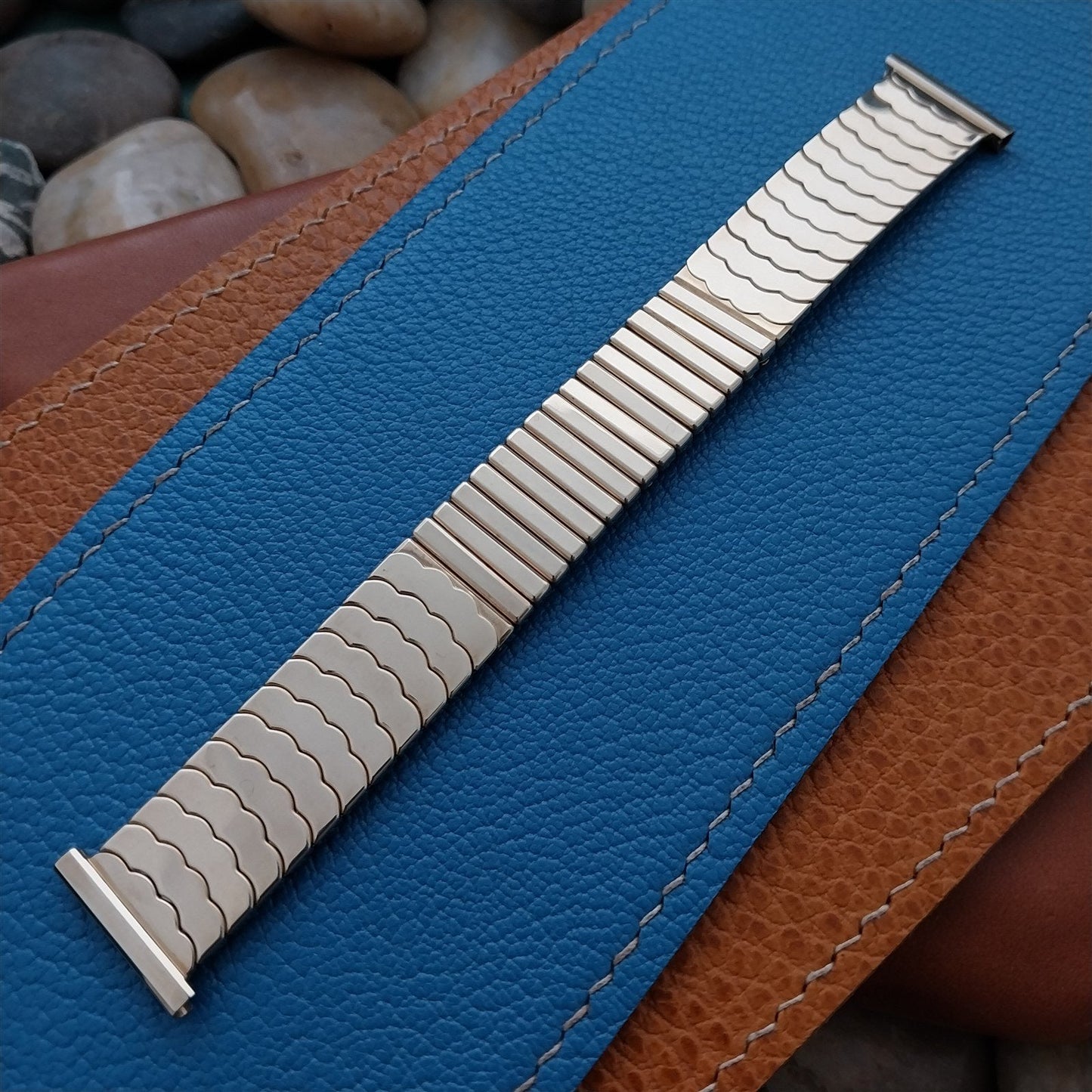 1958 10k Gold-Filled Speidel Riptide Center-Expansion Vintage Watch Band