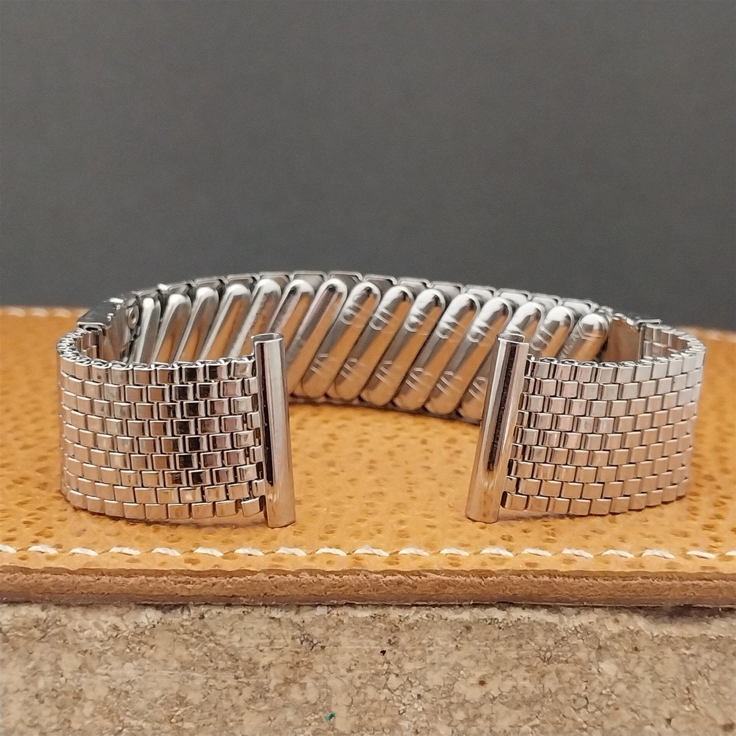 19mm Royal Mesh JB Champion 18-8 Stainless Steel 1950s Vintage Watch Band