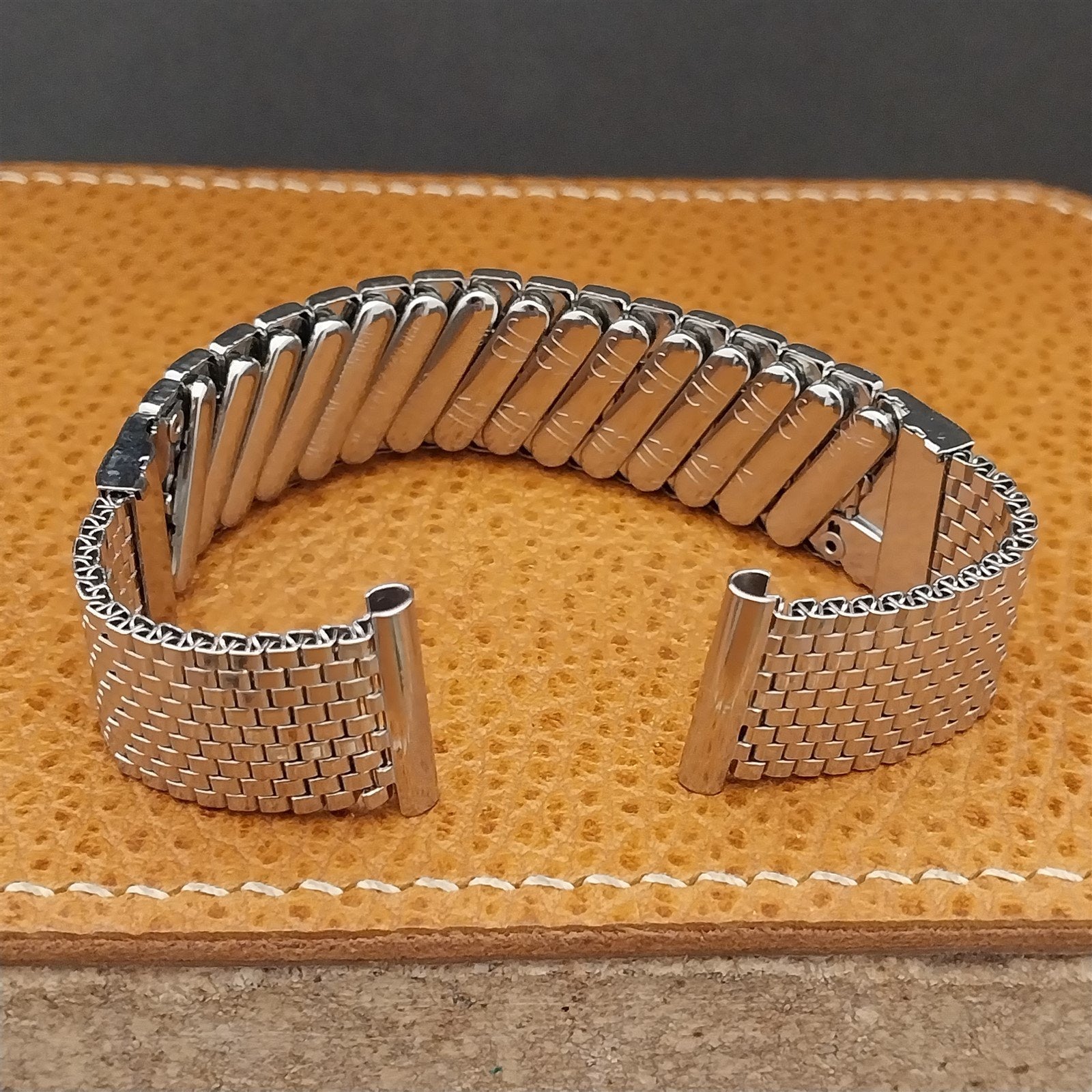 19mm Royal Mesh JB Champion 18-8 Stainless Steel 1950s Vintage Watch Band