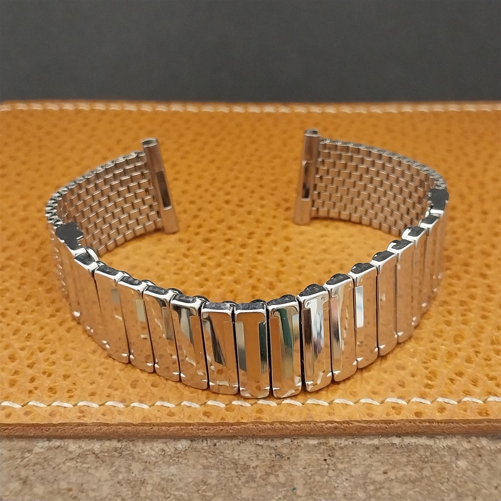 19mm Royal Mesh JB Champion 18-8 Stainless Steel 1950s Vintage Watch Band