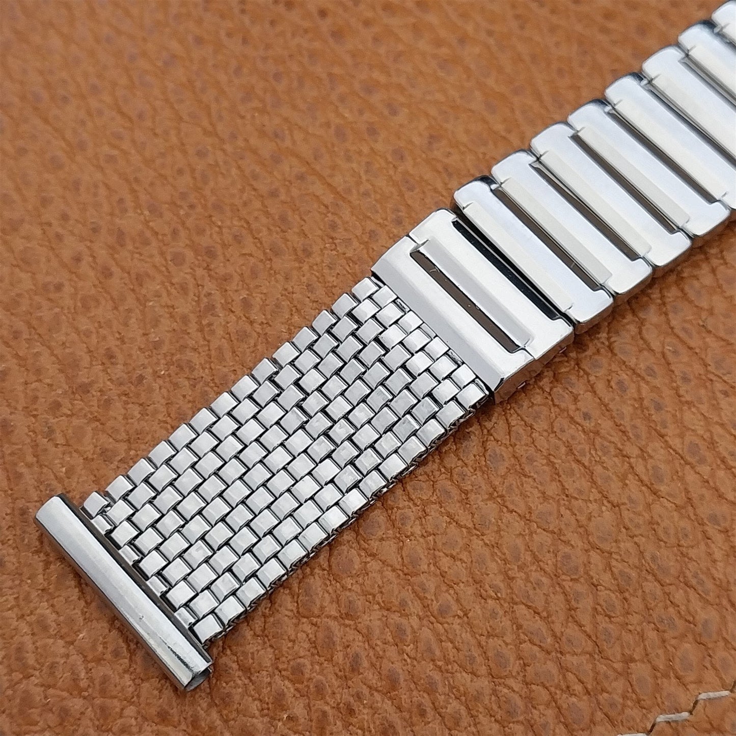 19mm Royal Mesh JB Champion 18-8 Stainless Steel 1950s Vintage Watch Band
