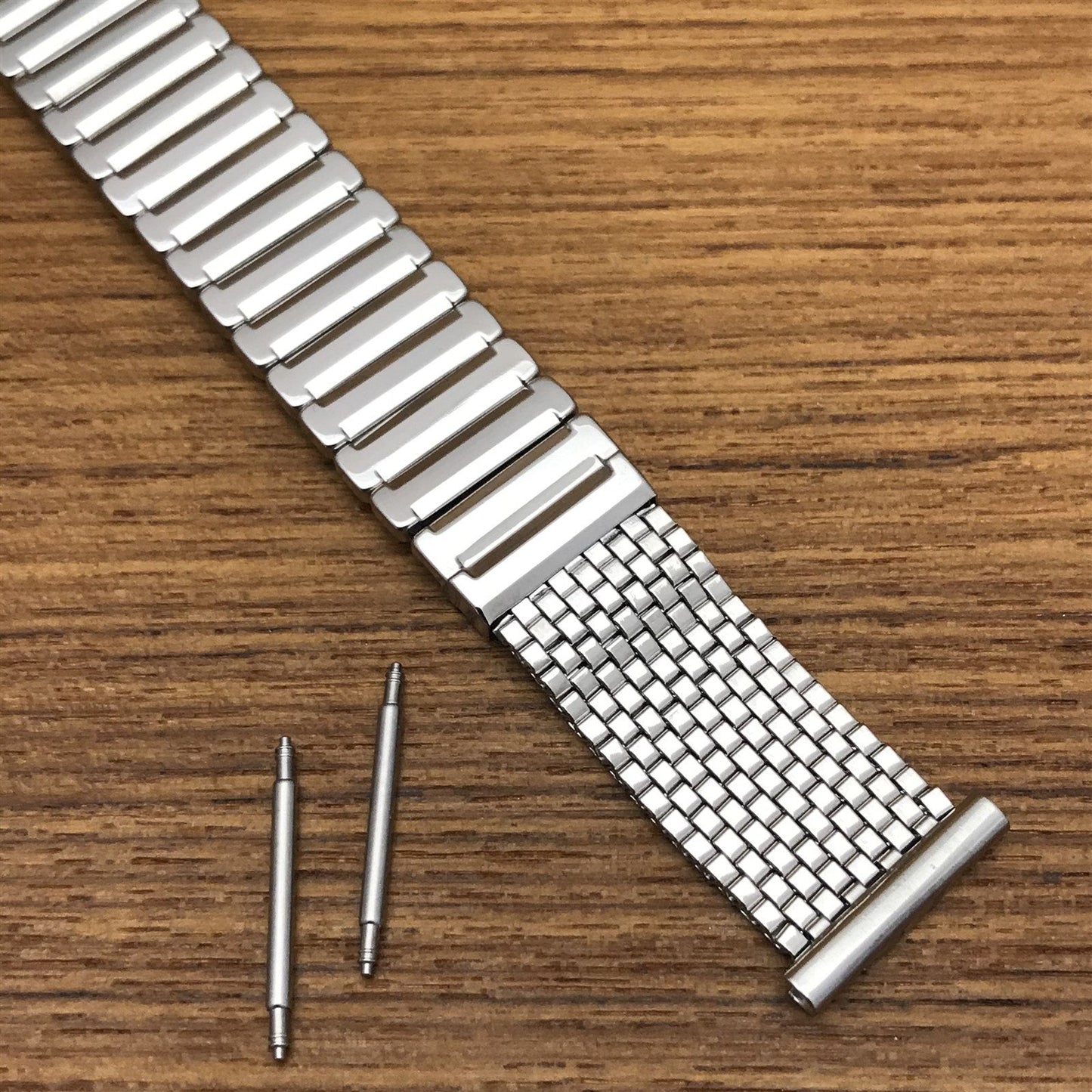 19mm Royal Mesh JB Champion 18-8 Stainless Steel 1950s Vintage Watch Band