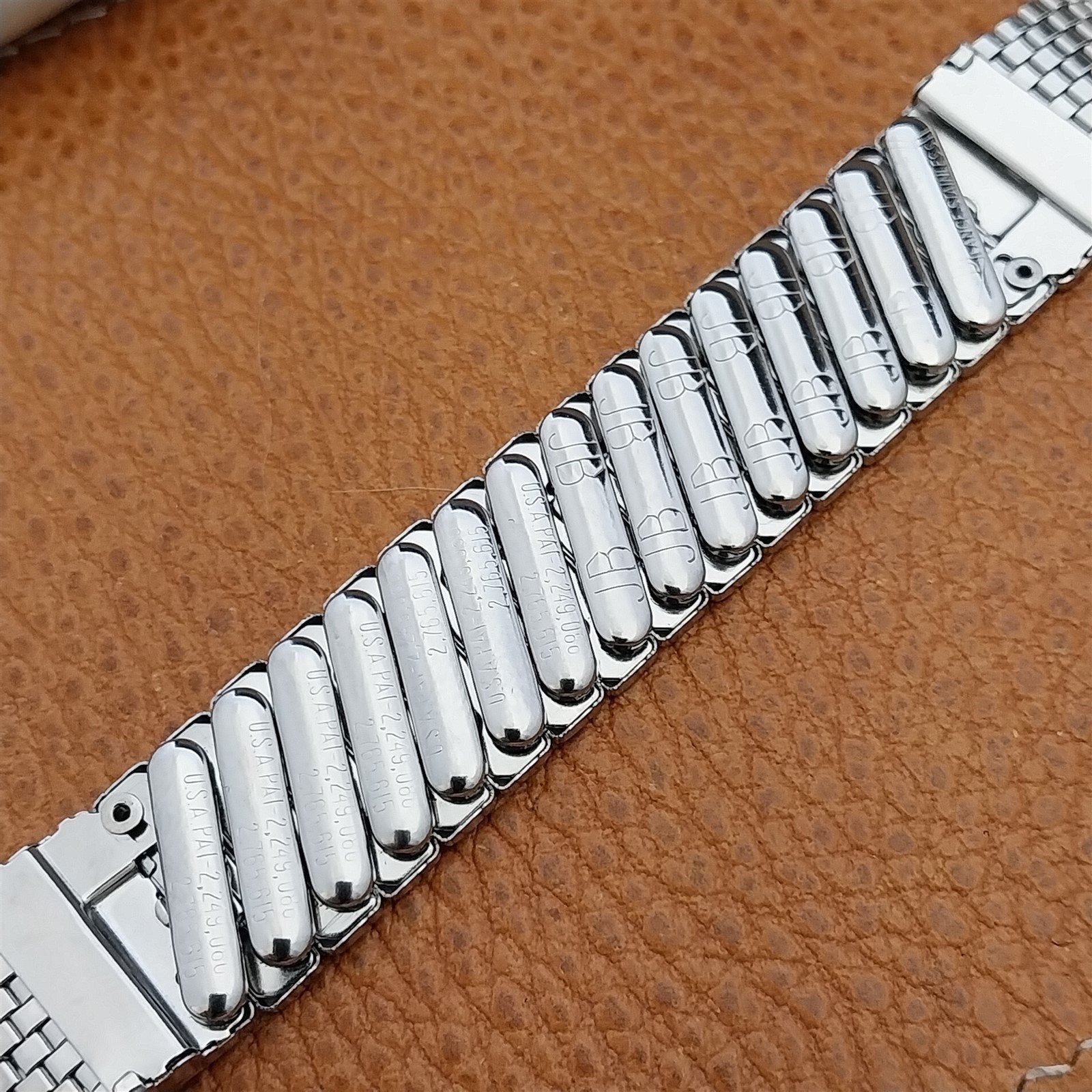 19mm Royal Mesh JB Champion 18-8 Stainless Steel 1950s Vintage Watch Band