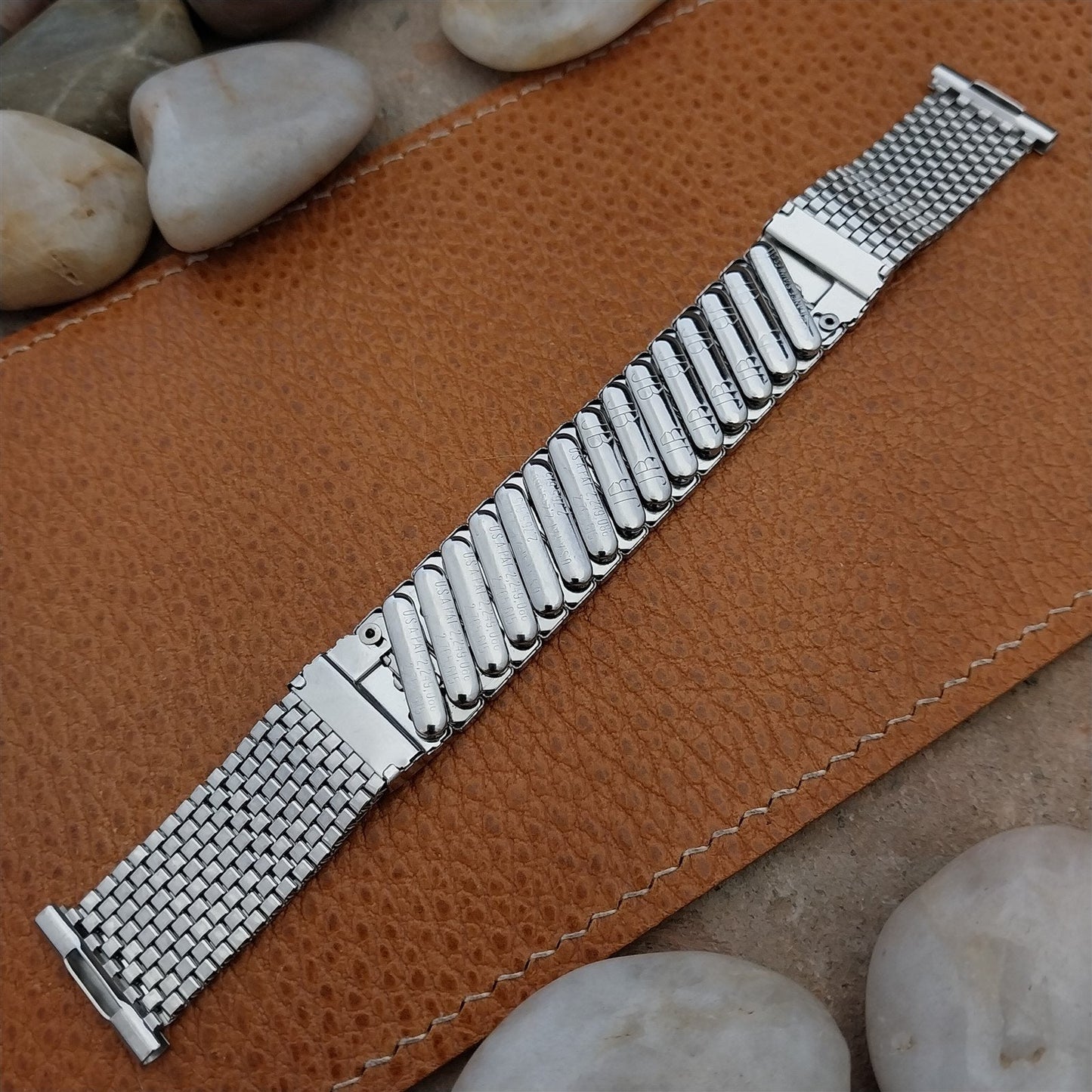 19mm Royal Mesh JB Champion 18-8 Stainless Steel 1950s Vintage Watch Band