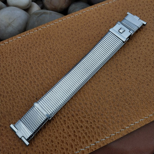 19mm 18mm Stainless Steel JB Champion NASA Coil-Type Unused Vintage Watch Band