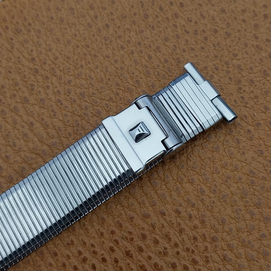 19mm 18mm Stainless Steel JB Champion NASA Coil-Type Unused Vintage Watch Band