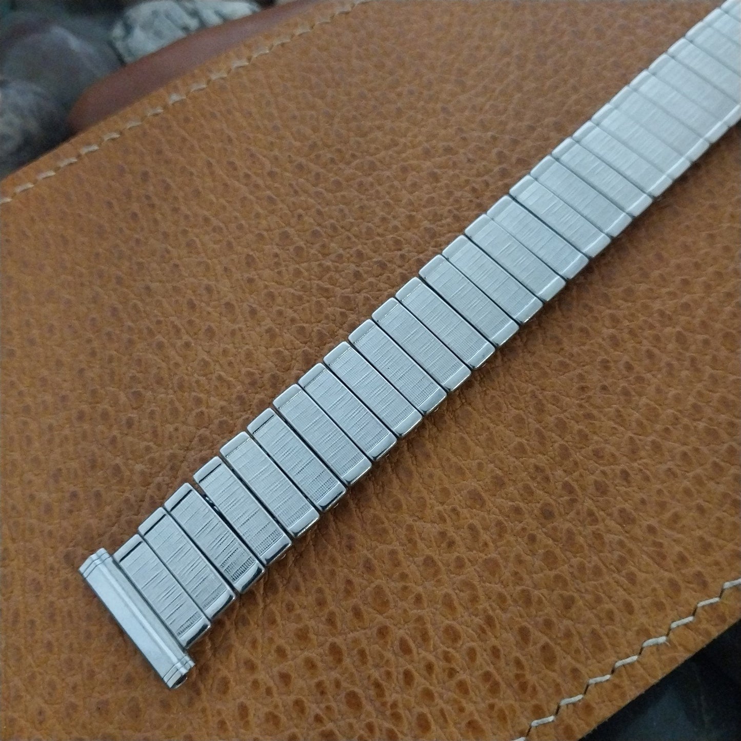 Stainless Steel Hadley USA Expansion nos 60s Vintage Watch Band 19mm 18mm 16mm