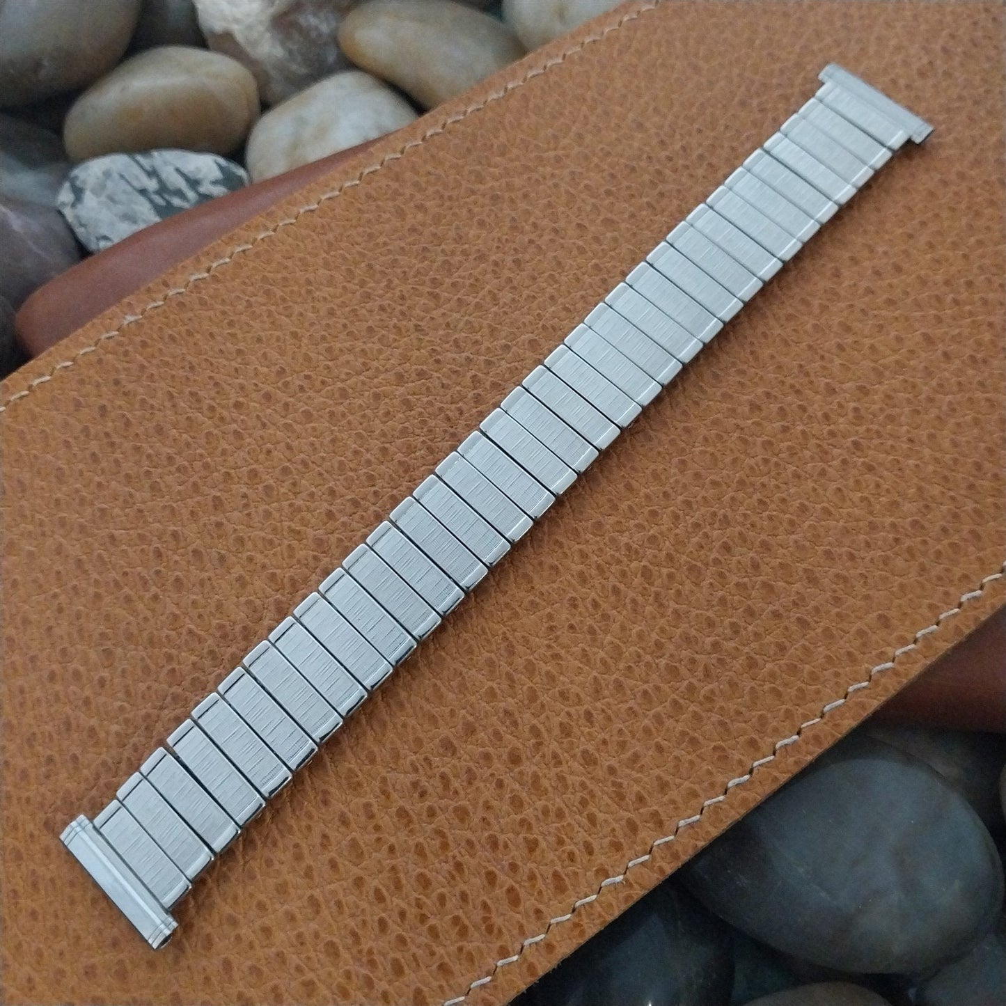 Stainless Steel Hadley USA Expansion nos 60s Vintage Watch Band 19mm 18mm 16mm