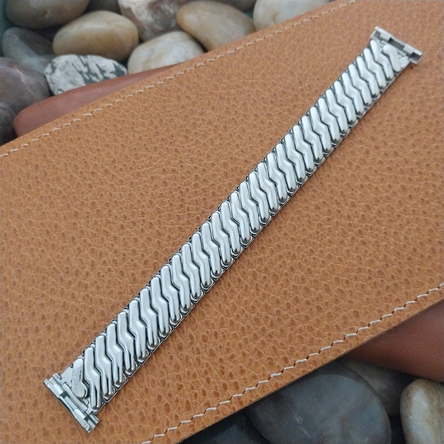 Stainless Steel Hadley USA Expansion nos 60s Vintage Watch Band 19mm 18mm 16mm