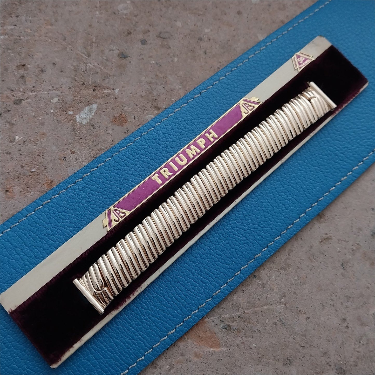 5/8" Classic JB Champion USA 12k Gold-Filled Expansion 1950s Vintage Watch Band
