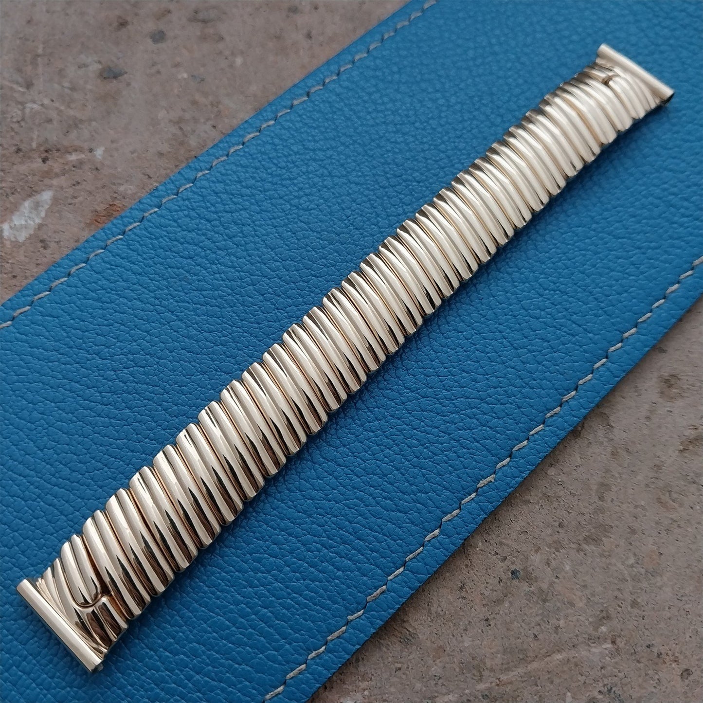 5/8" Classic JB Champion USA 12k Gold-Filled Expansion 1950s Vintage Watch Band