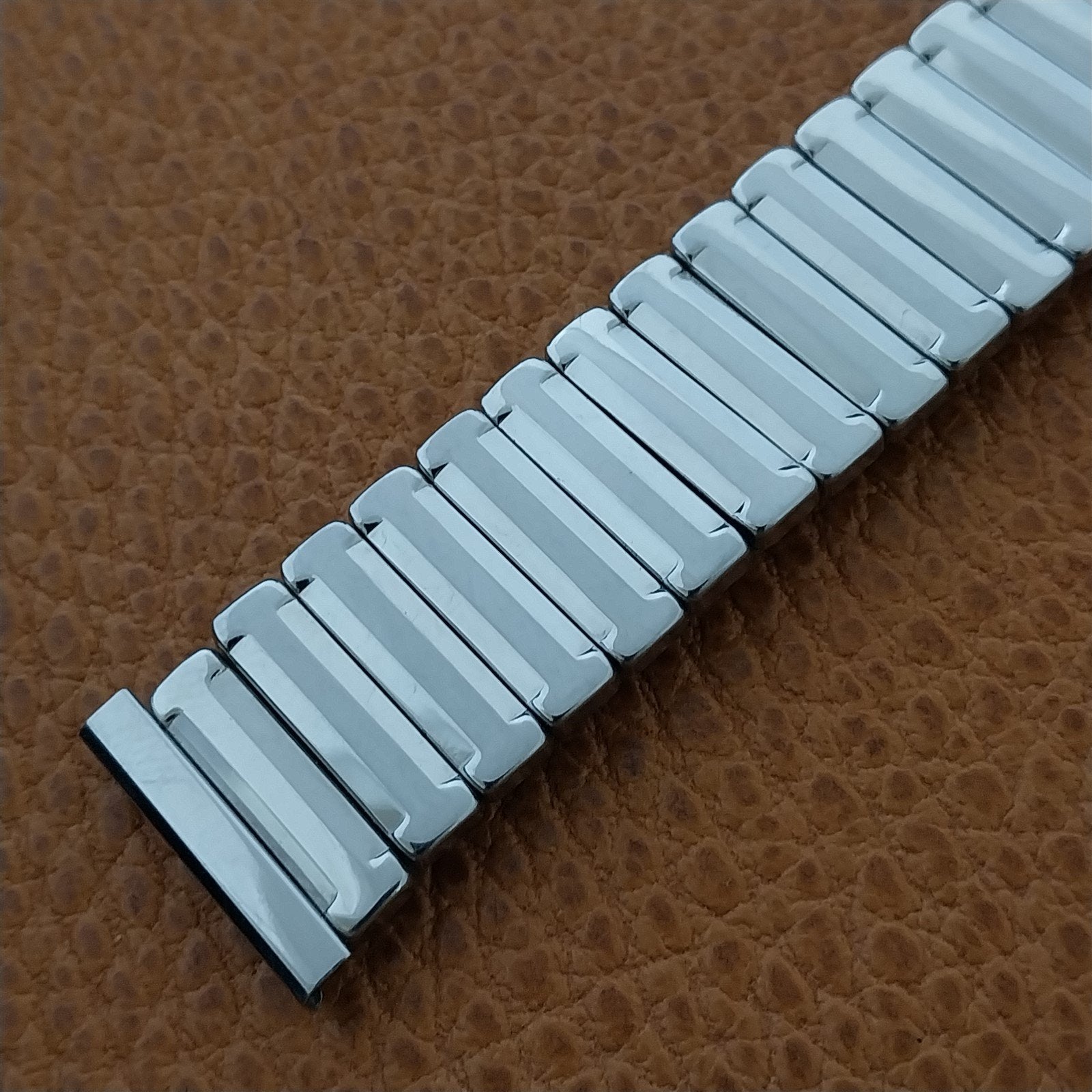 18mm 19mm JB Champion USA Wide Stainless Steel Unused 1950s Vintage Watch Band