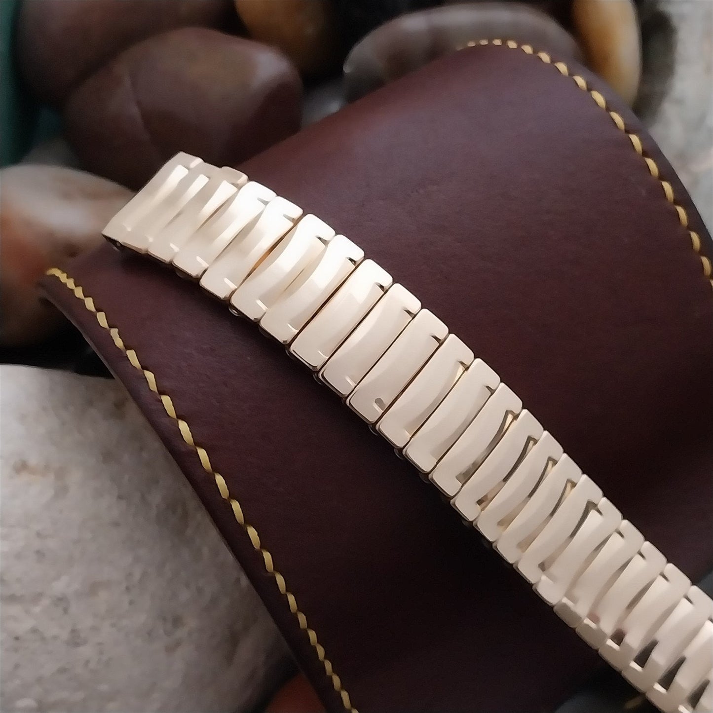 Vintage 5/8" JB Champion USA Gold-Filled MCM Unused Classic 1950s Watch Band