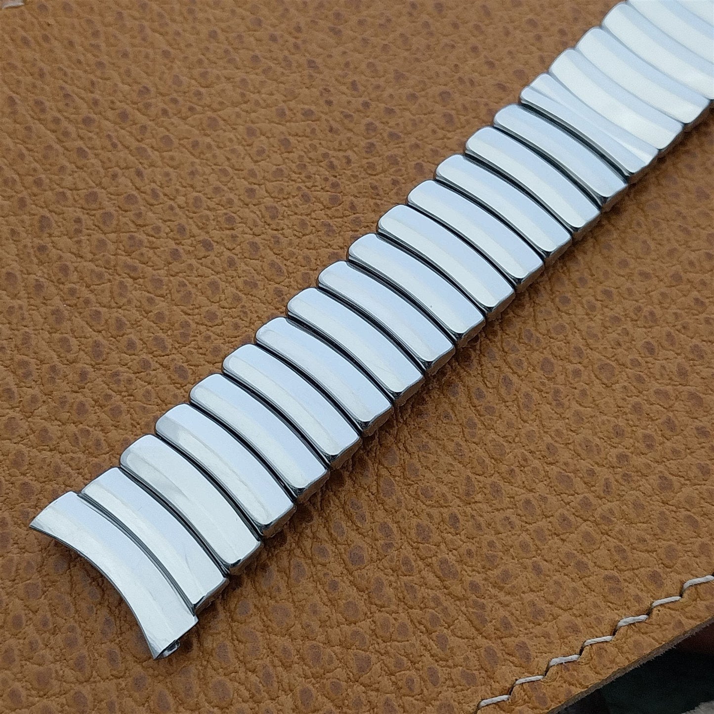 18mm 19mm JB Champion USA Stainless Steel 1950s Unused Vintage Watch Band