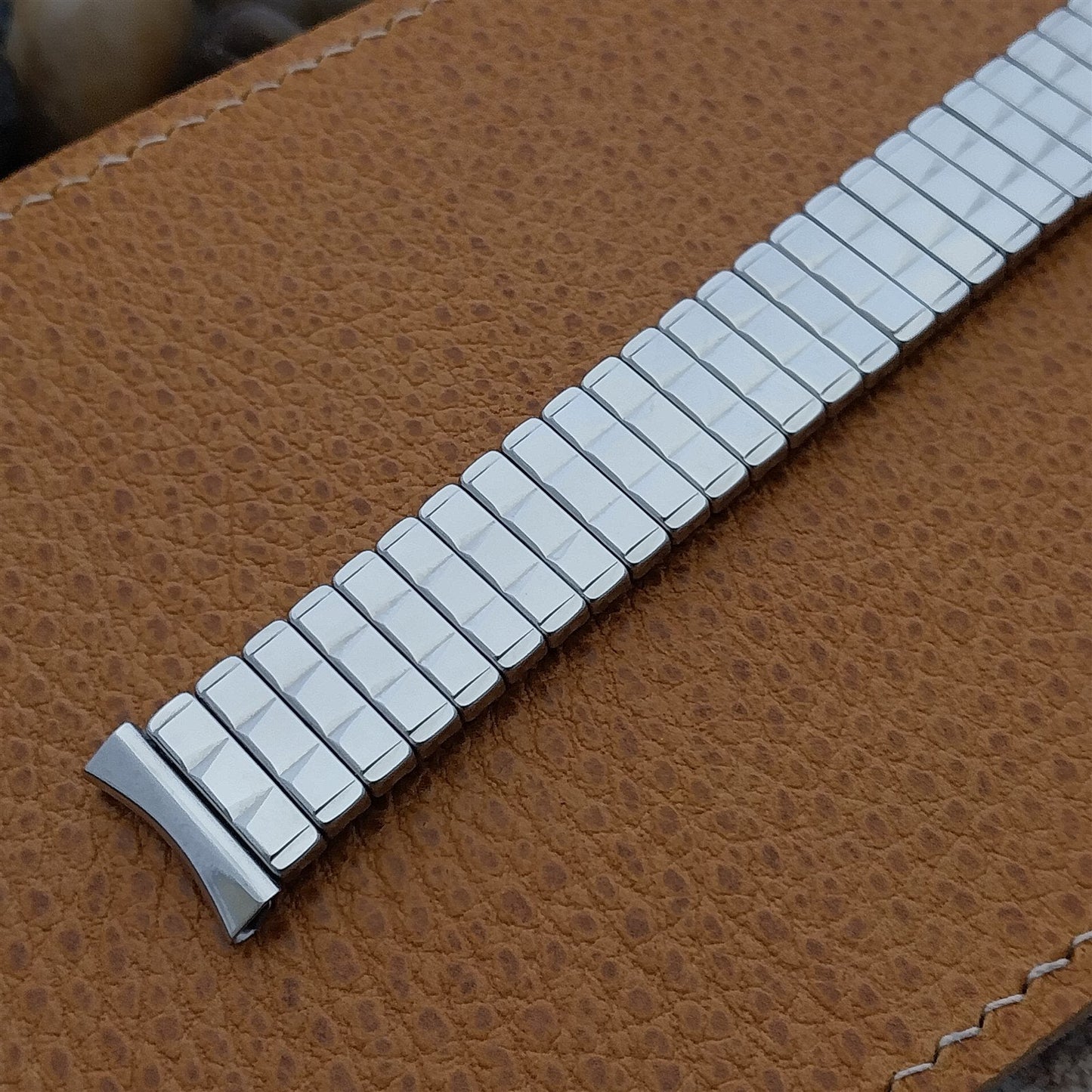 17.2mm 11/16" Stainless Steel Expansion Eton USA Unused 1950s Vintage Watch Band