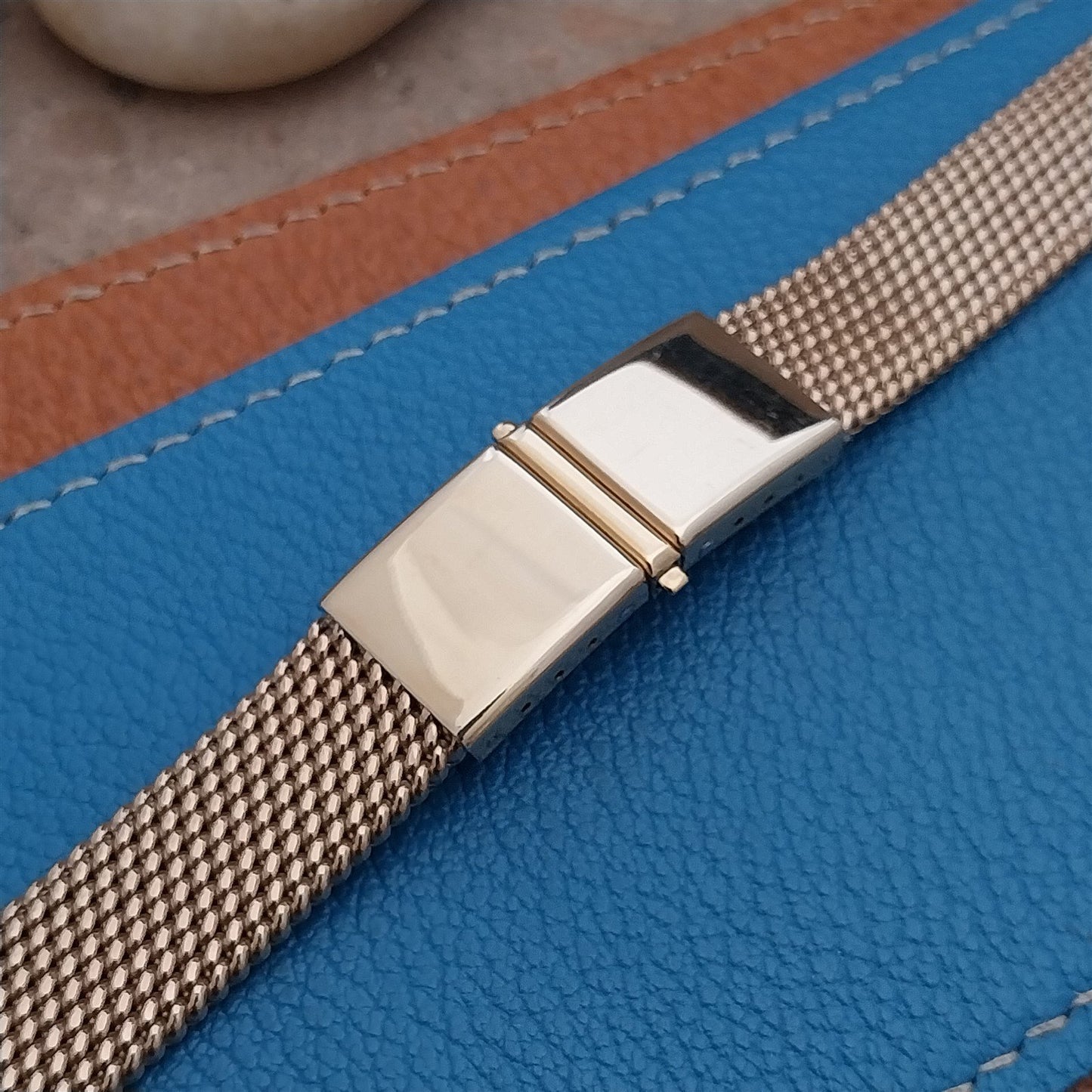 Vintage 5/8" Gold-Filled Mesh Kreisler Long Unused 1940s Classic Watch Band