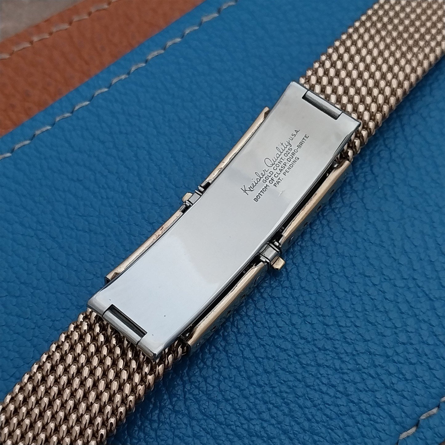 Vintage 5/8" Gold-Filled Mesh Kreisler Long Unused 1940s Classic Watch Band