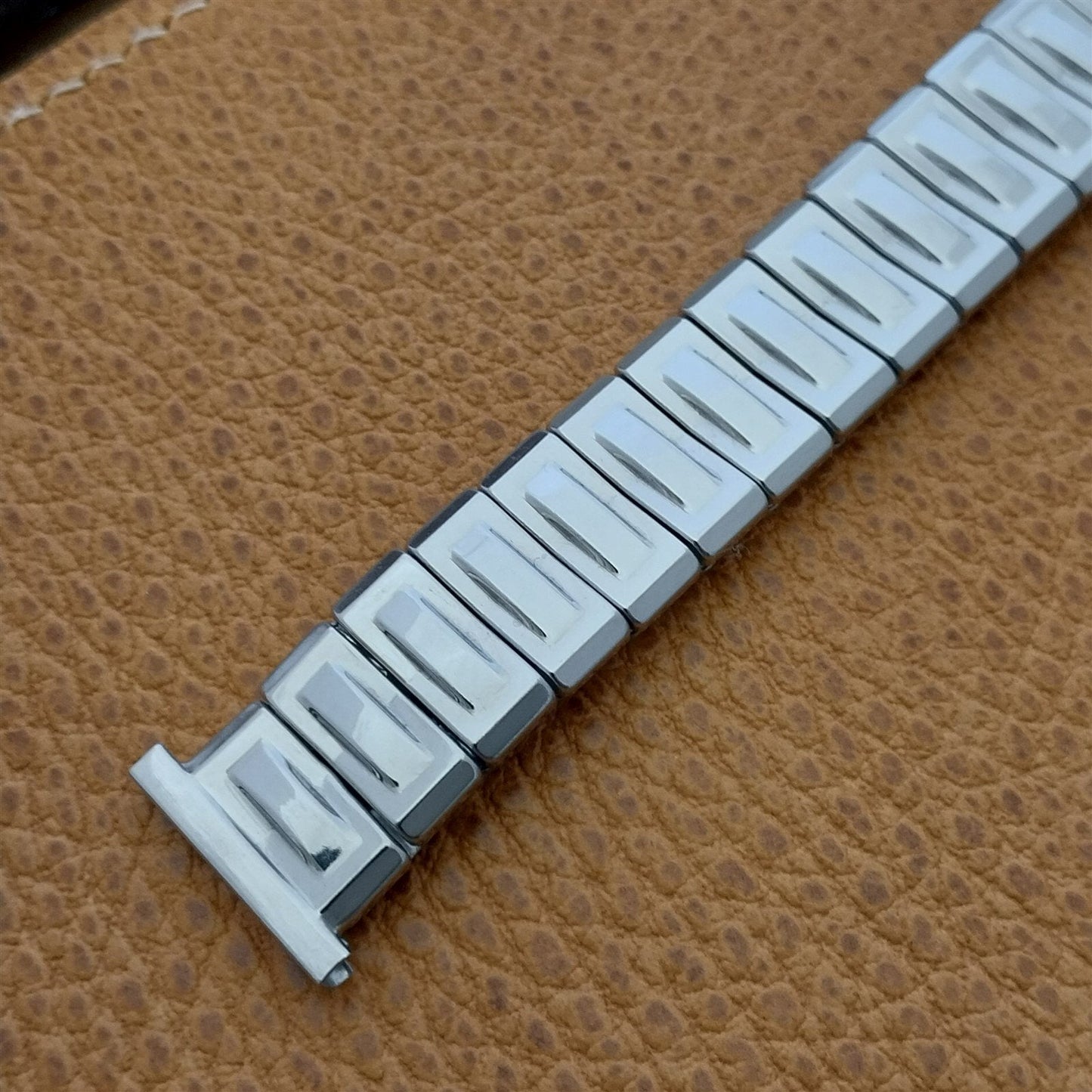 19mm 18mm Vintage 1950s Stainless Steel Stretch JB Champion Unused Watch Band