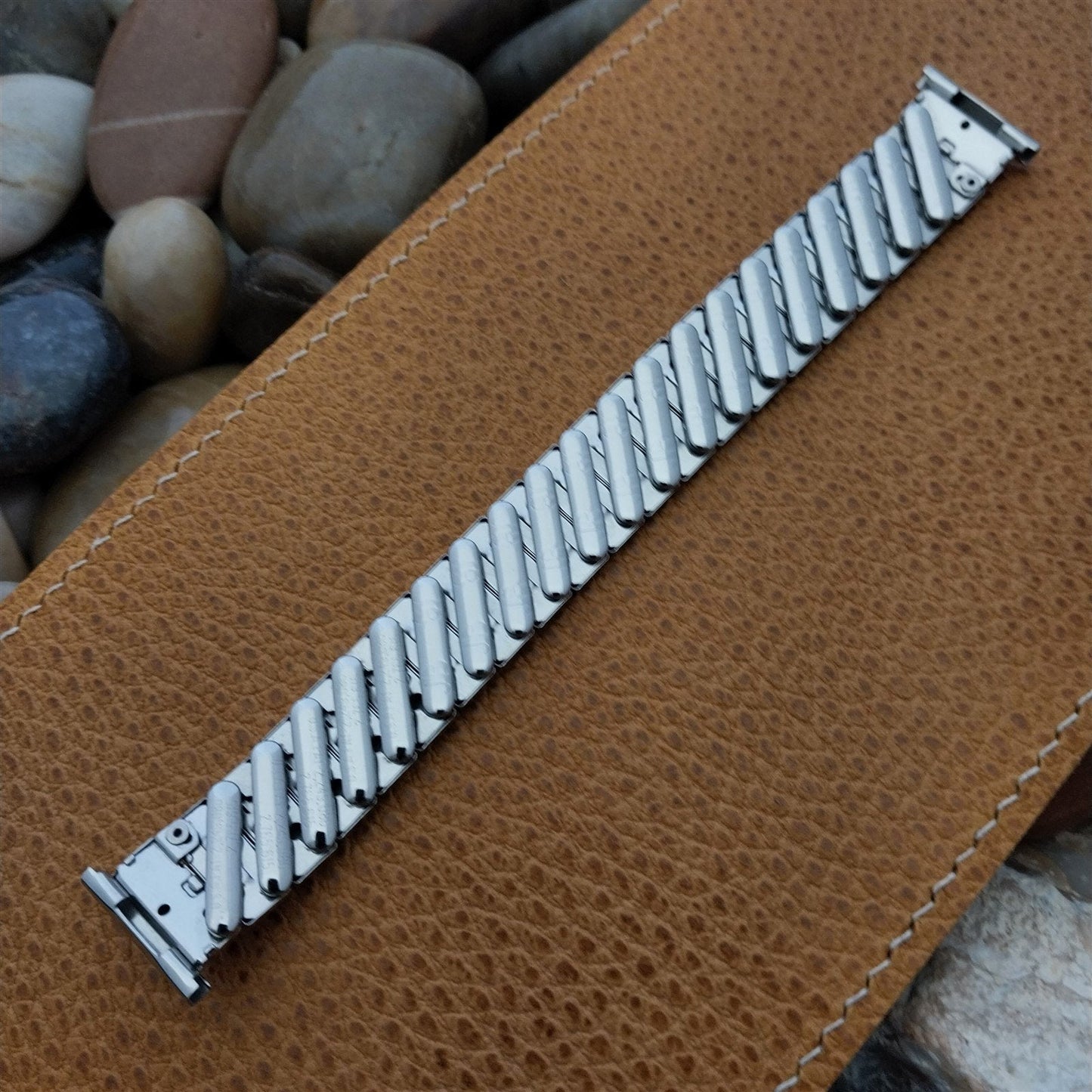 19mm 18mm Vintage 1950s Stainless Steel Stretch JB Champion Unused Watch Band