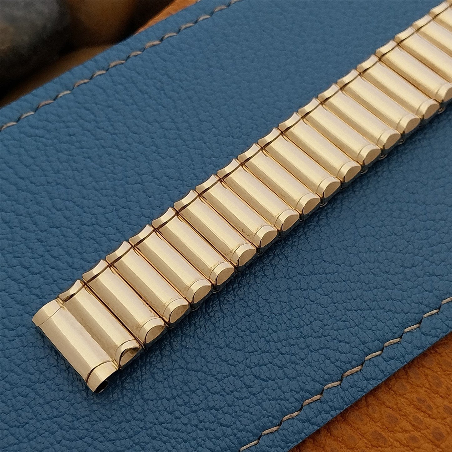 5/8" 12k Gold-Filled Expansion JB Champion USA Unused 1950s Vintage Watch Band