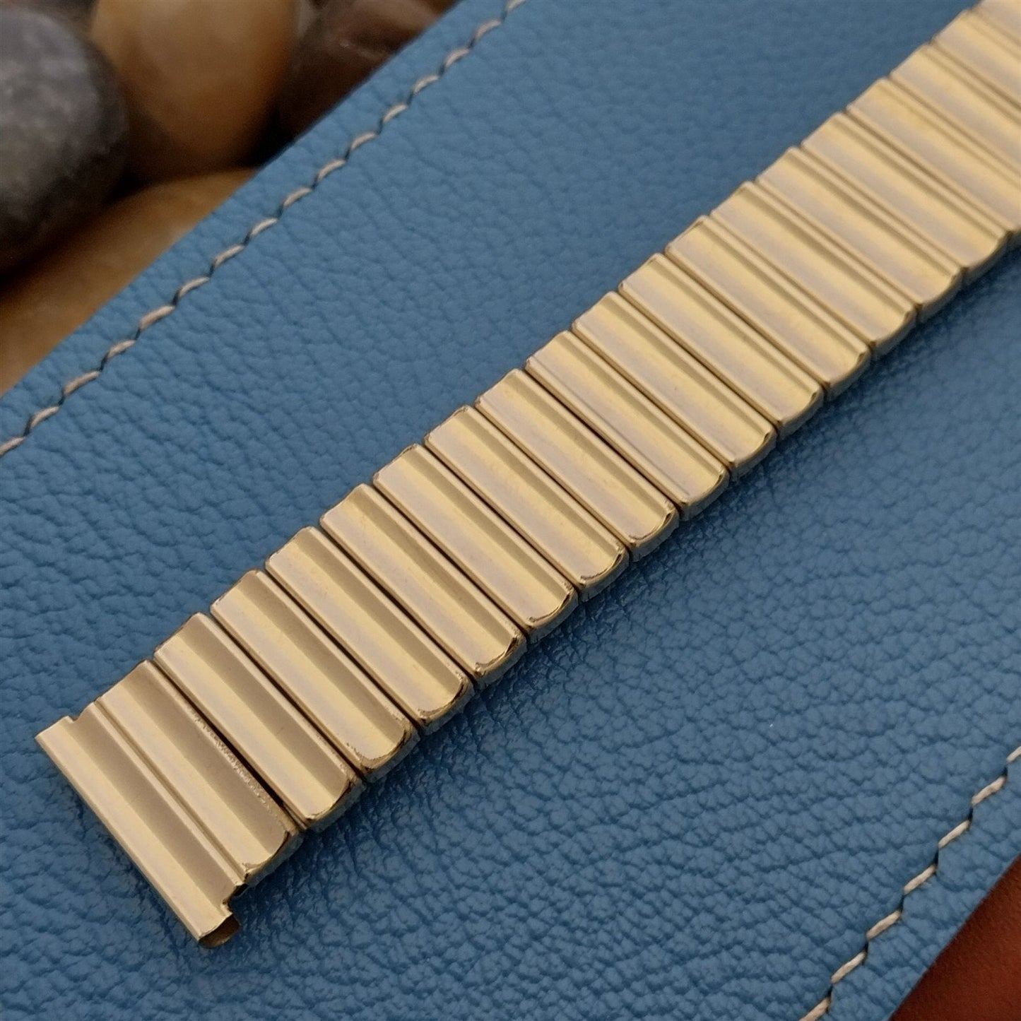 1950s Short 12k gf Expansion JB Champion USA Vintage Watch Band 18mm