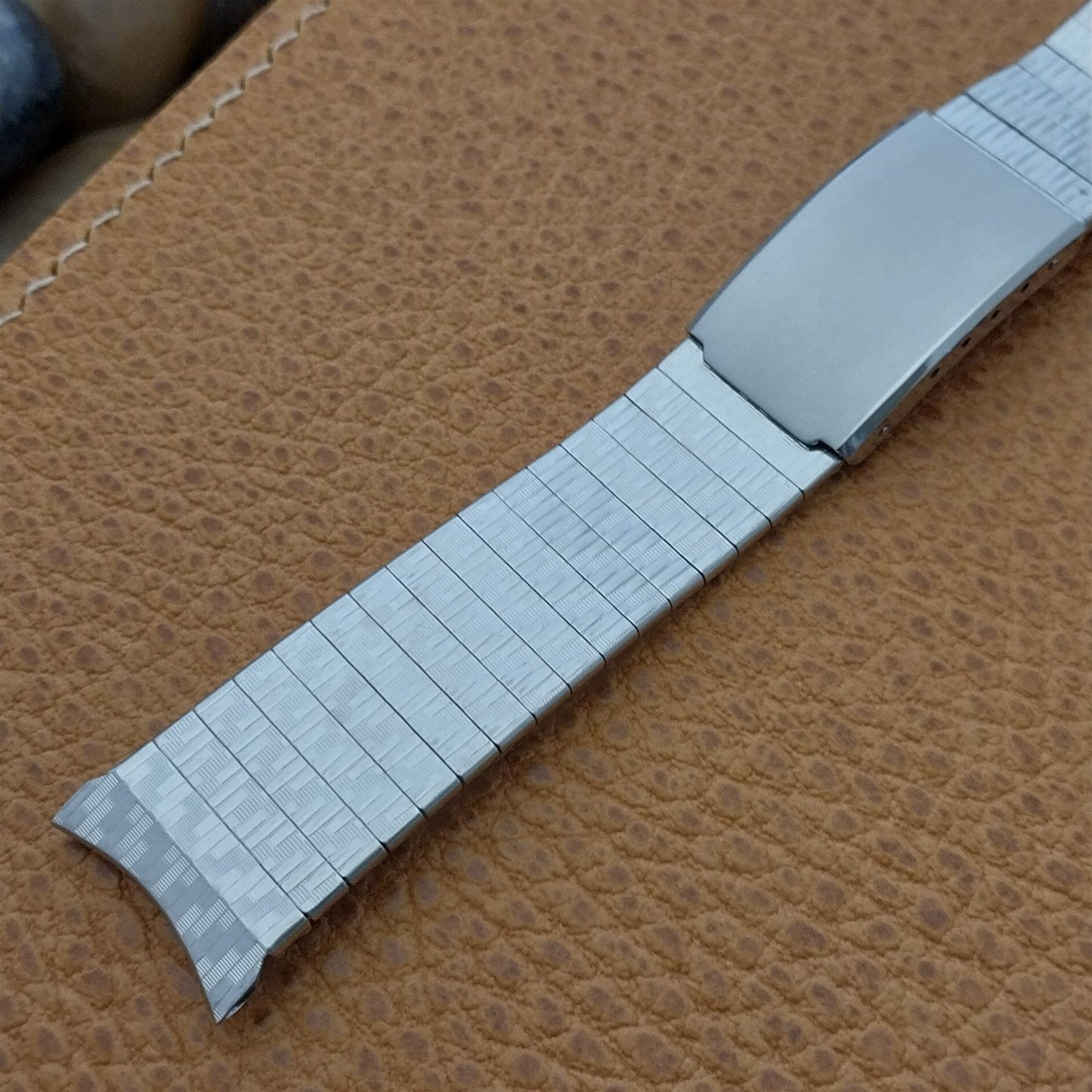 18mm 19mm 17mm Stainless Steel Kreisler Stelux Unused 1970s Vintage Watch Band