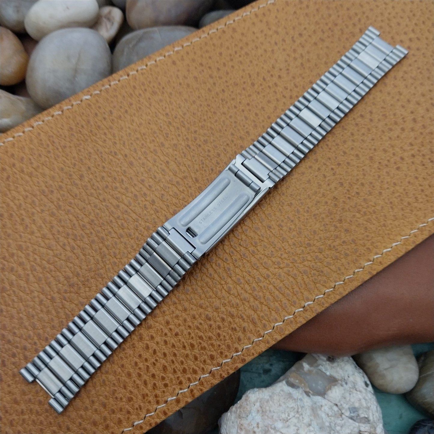 Technos NSA Novavit Stainless Steel New Old Stock nos Vintage Watch Band