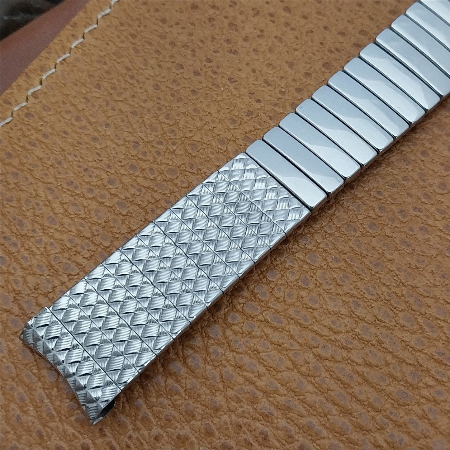 17.2mm 11/16" Stainless Steel Baldwin Unused Classic 1960s Vintage Watch Band