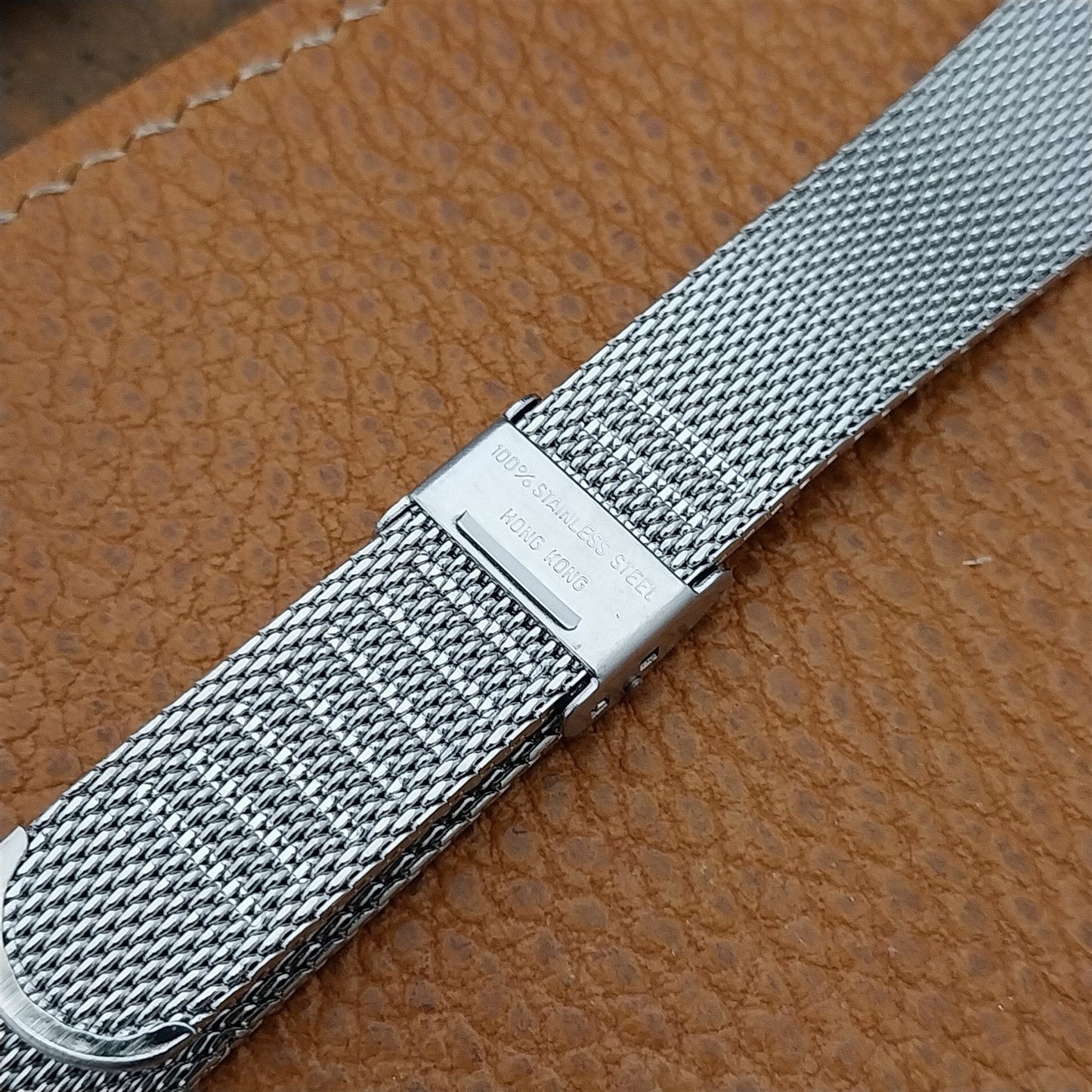 Stainless Steel Mesh 1960s-1970s nos Vintage Watch Band 19mm 20mm 22mm