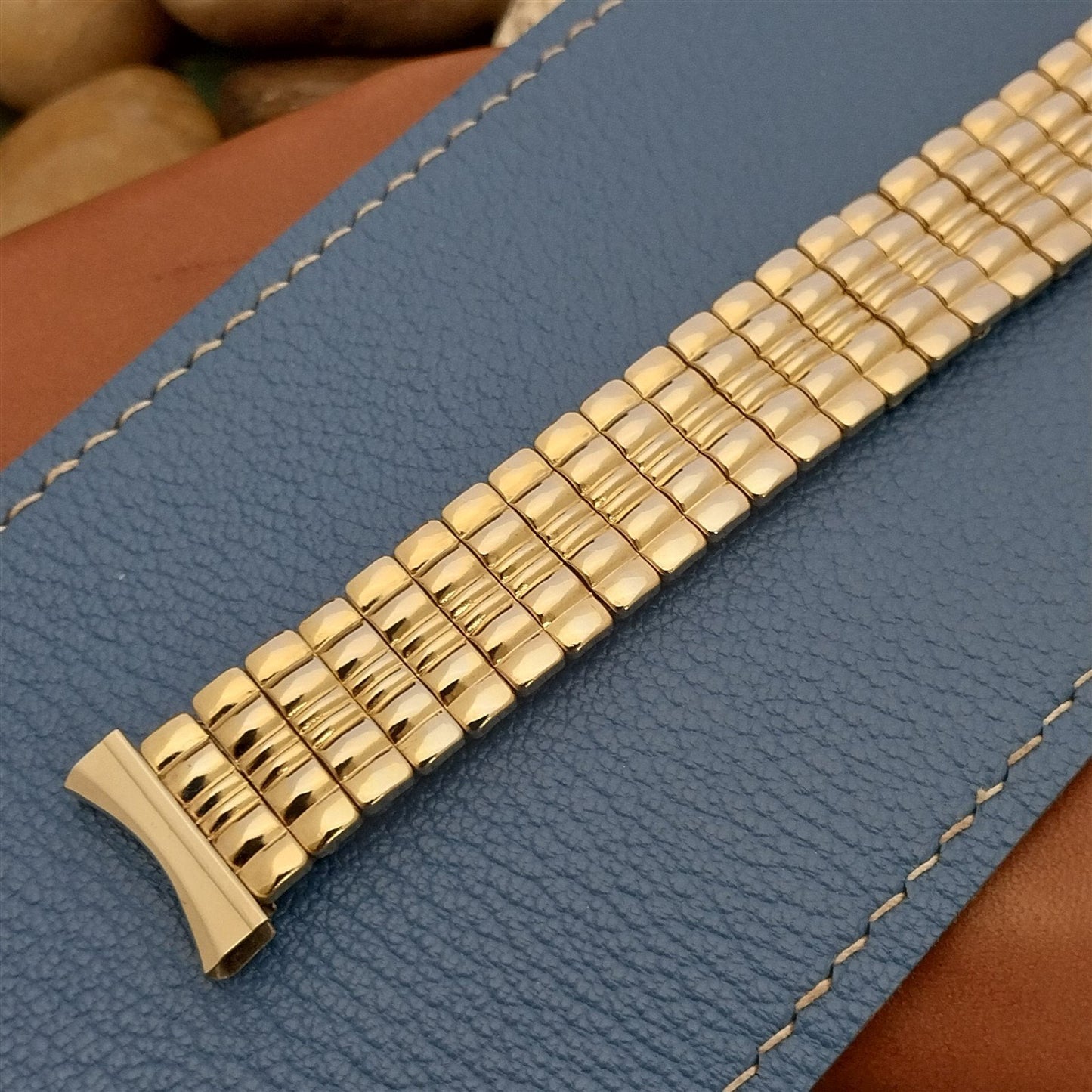 Vintage 18mm 19mm JB Champion USA 12k Gold-Filled nos 1960s Classic Watch Band