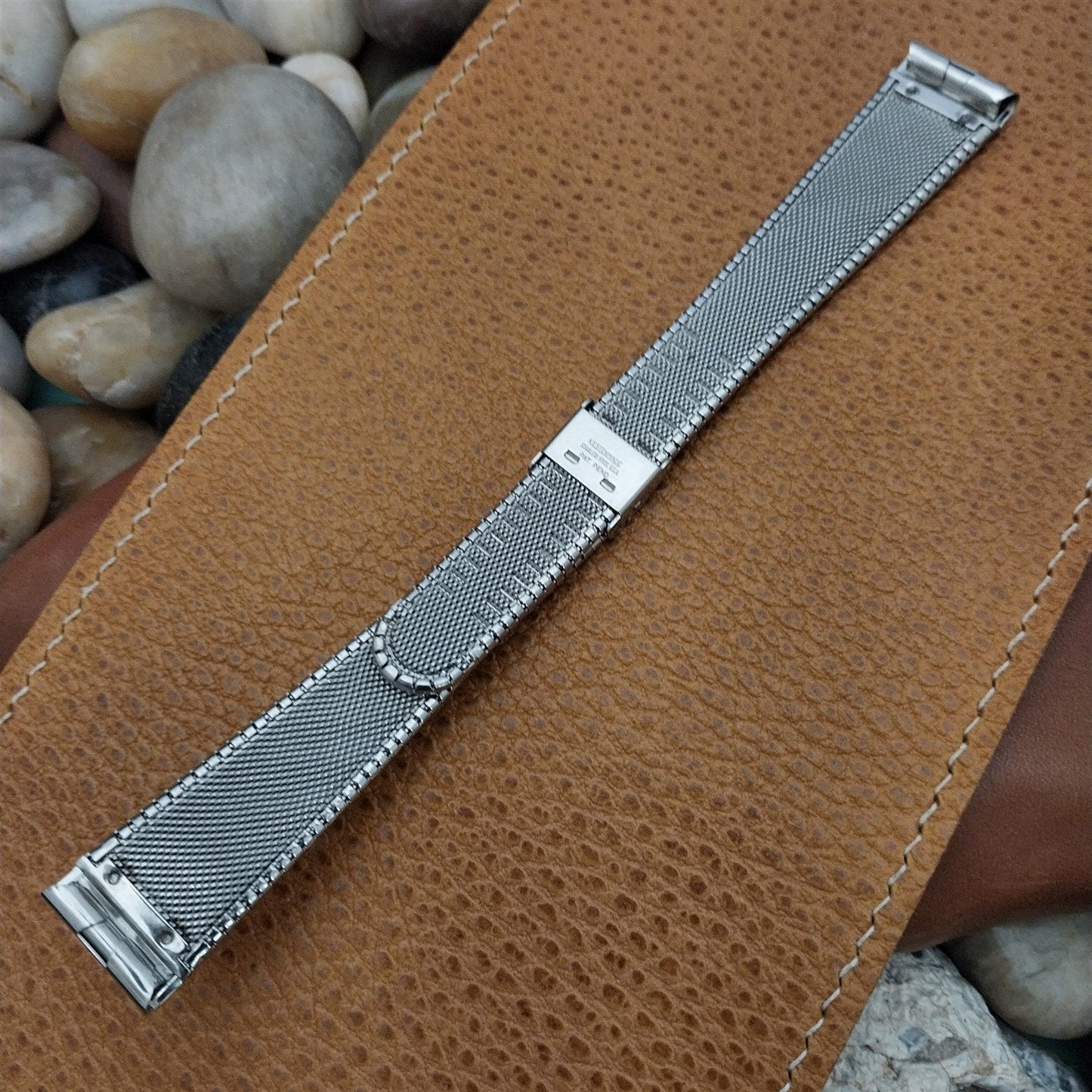 17.2mm 11/16" Kestenmade USA Stainless Steel Unused 1960s Vintage Watch Band