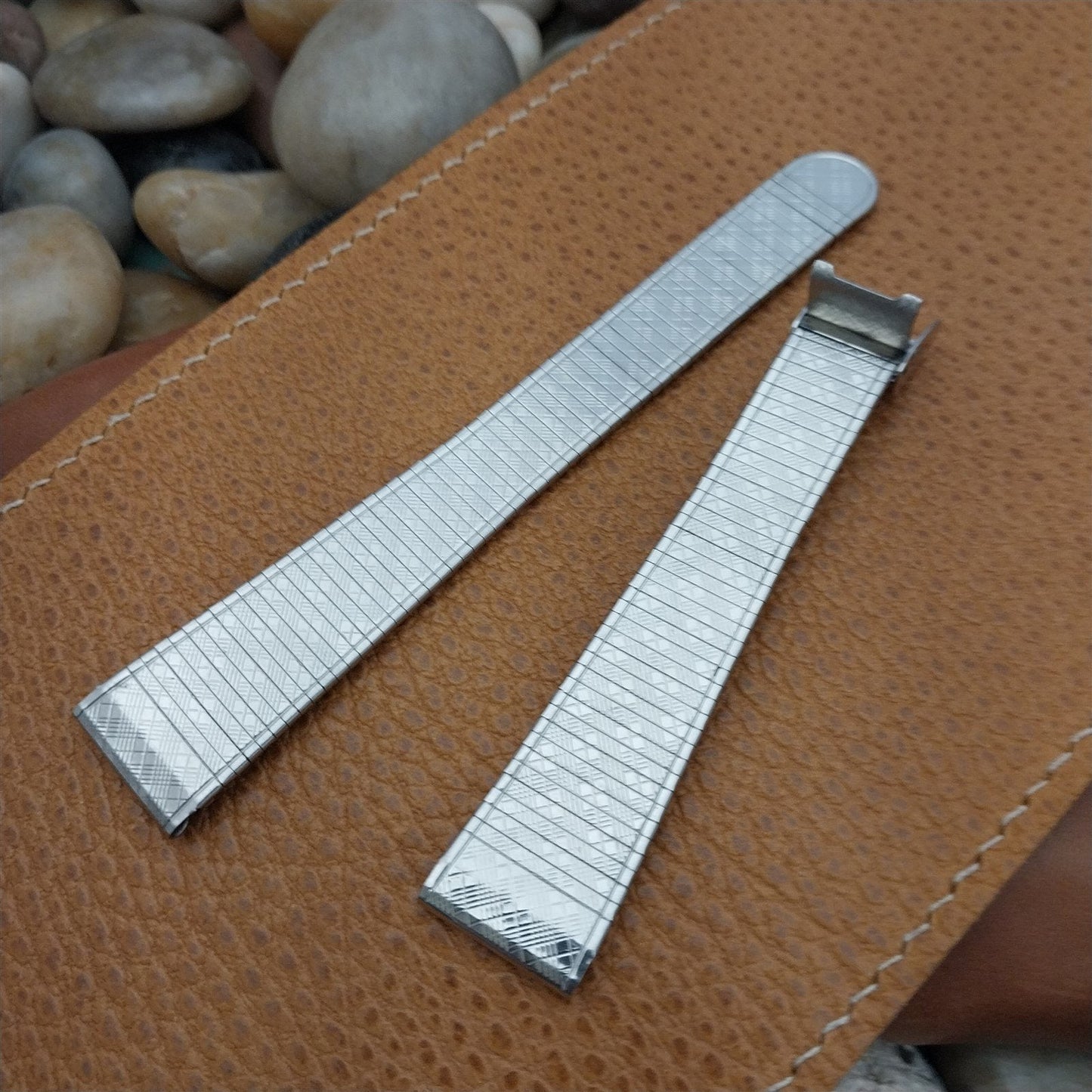 17.2mm 11/16" Kestenmade USA Stainless Steel Unused 1960s Vintage Watch Band