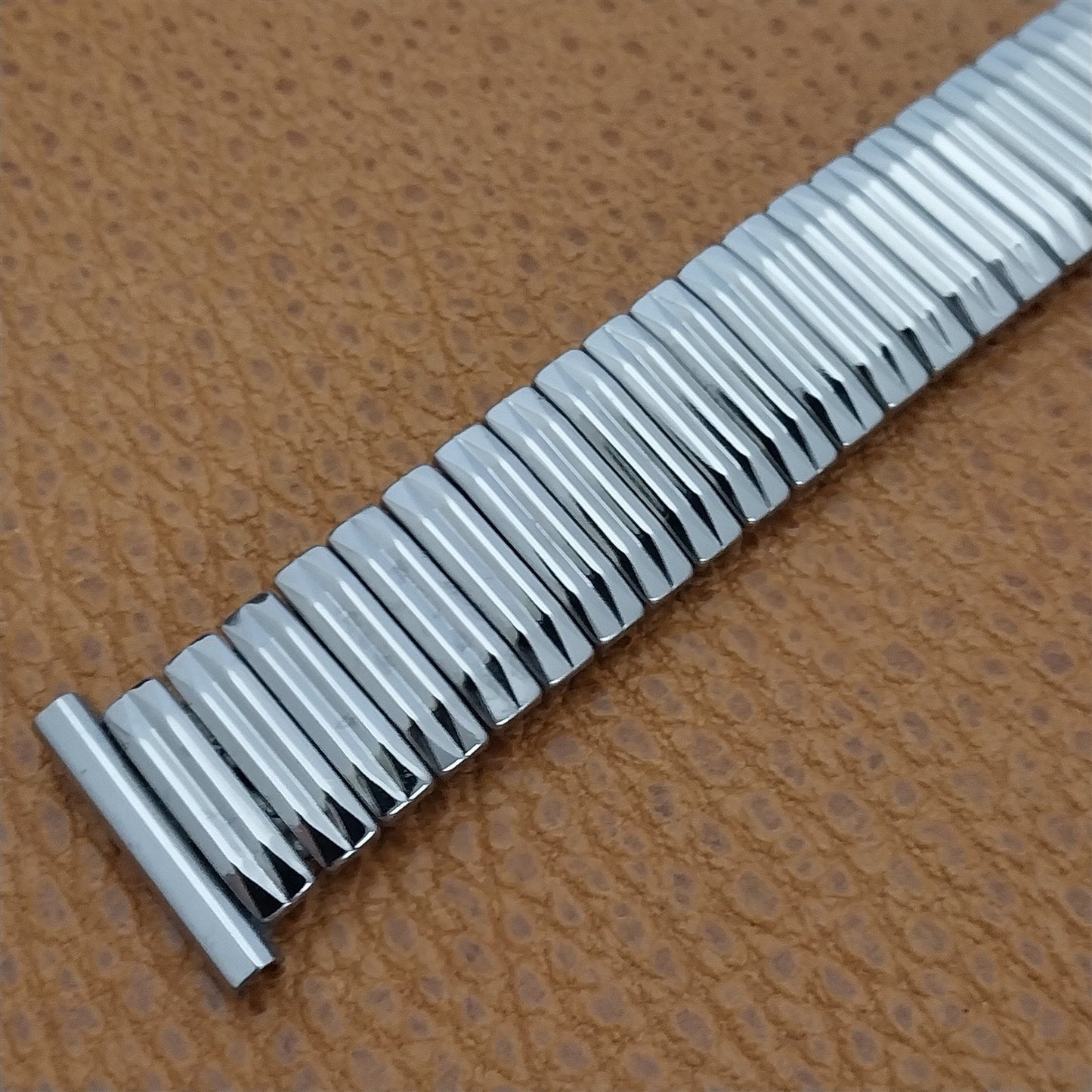 18mm 16mm 19mm Stainless Steel Bellavance USA nos 1960s Vintage Watch Band