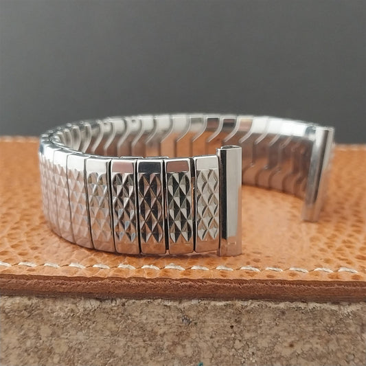 17.2mm Finesse Stainless Steel Classic Stretch Unused 1950s Vintage Watch Band