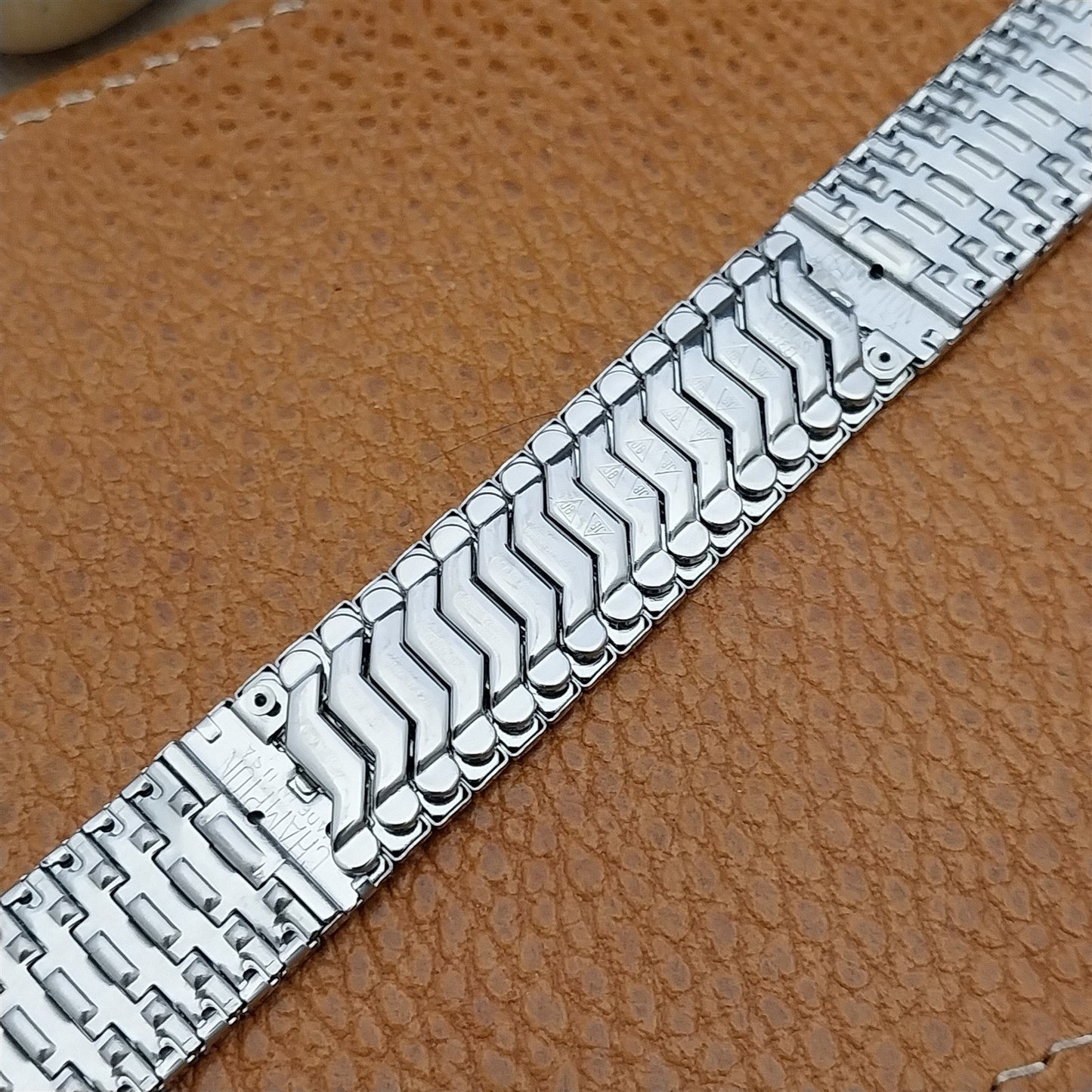 11/16" Stainless Steel Champion USA New Old Stock 1960s Vintage Watch Band nos