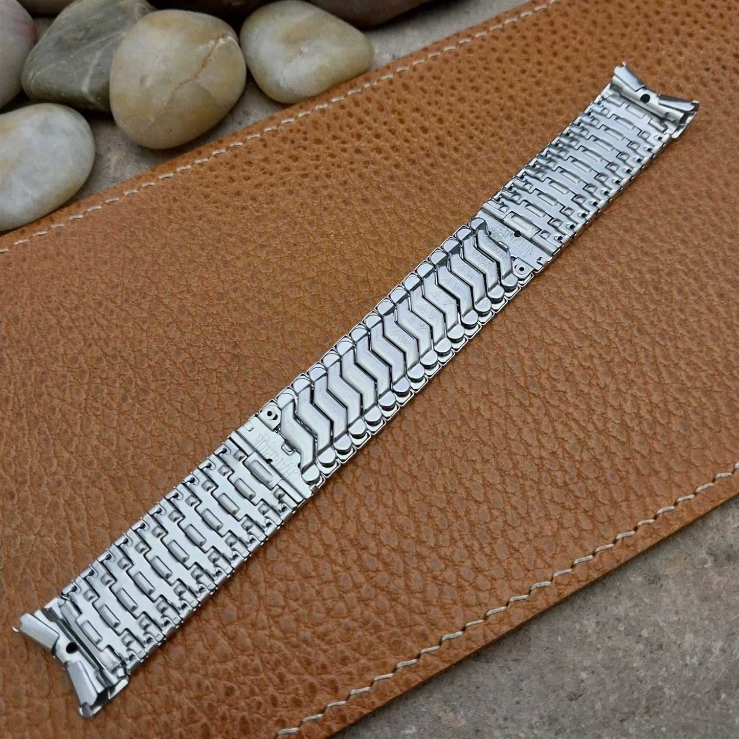 11/16" Stainless Steel Champion USA New Old Stock 1960s Vintage Watch Band nos