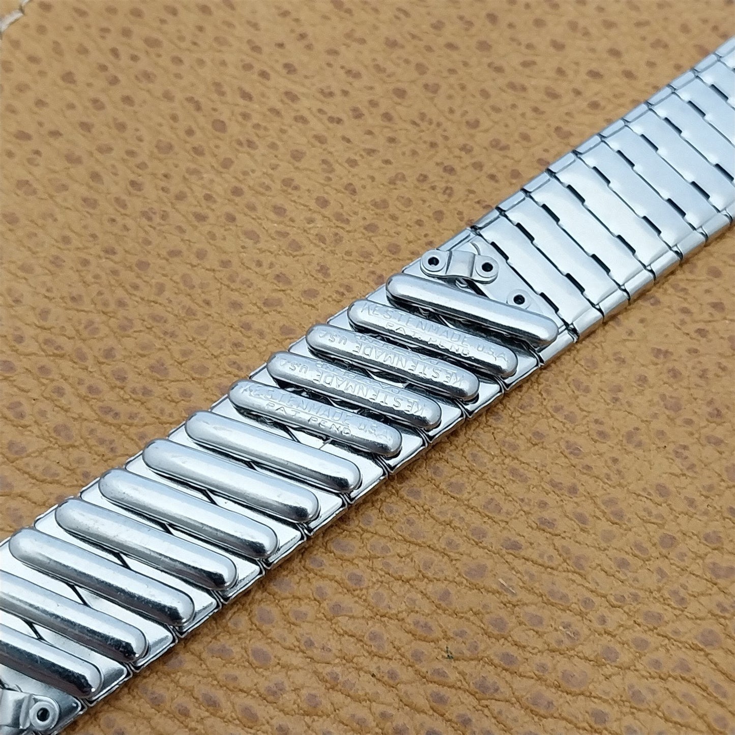 Vintage 5/8" Kestenmade Stainless Steel Classic 1950s nos Unused Watch Band