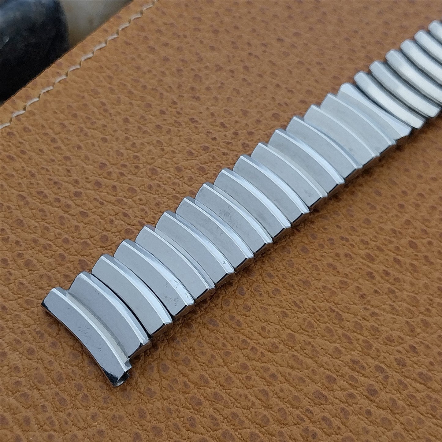 19mm 18mm 1950s Stainless Steel JB Champion USA Made Unused Vintage Watch Band