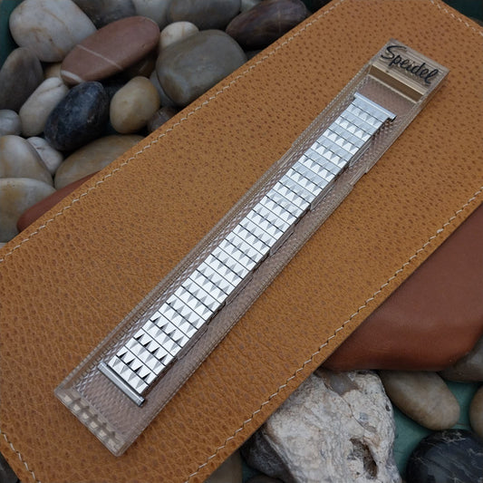 Classic White Gold-Filled Speidel USA 60s Vintage Watch Band nos 16mm 18mm 19mm