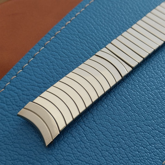 Vintage 17.2mm White Gold Filled JB Champion Classic 1950s nos Unused Watch Band