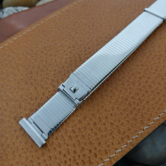 19mm 18mm 16mm Forstner Komfit Classic Stainless Steel 1950s Vintage Watch Band