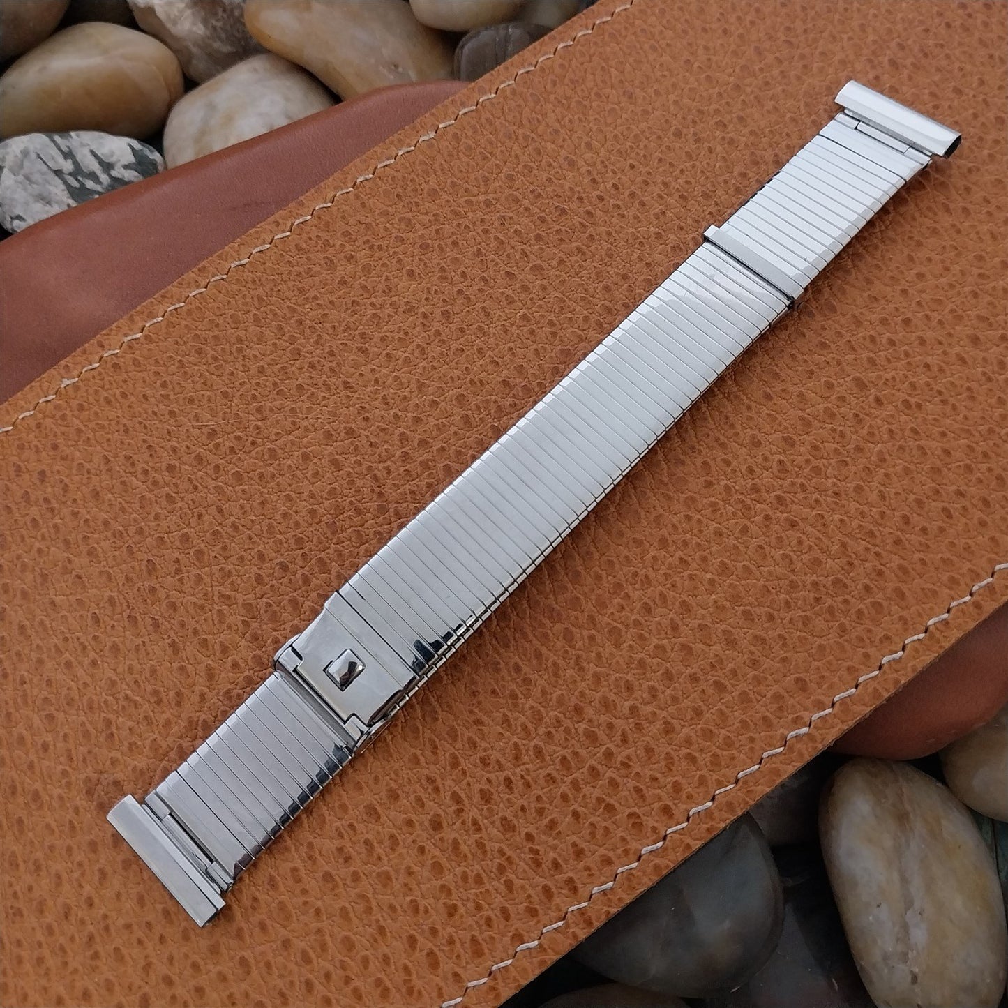 19mm 18mm 16mm Forstner Komfit Classic Stainless Steel 1950s Vintage Watch Band